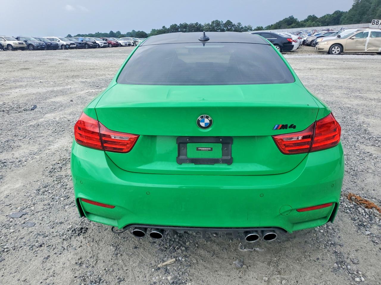 2015 Bmw M4 Green vin: WBS3R9C5XFK333648
