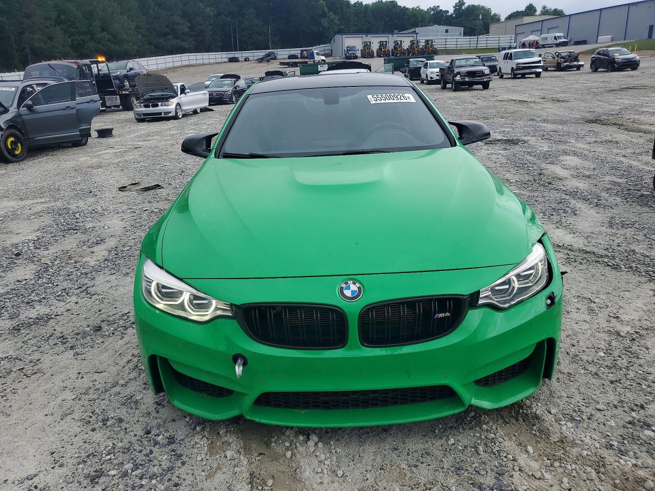 2015 Bmw M4 Green vin: WBS3R9C5XFK333648