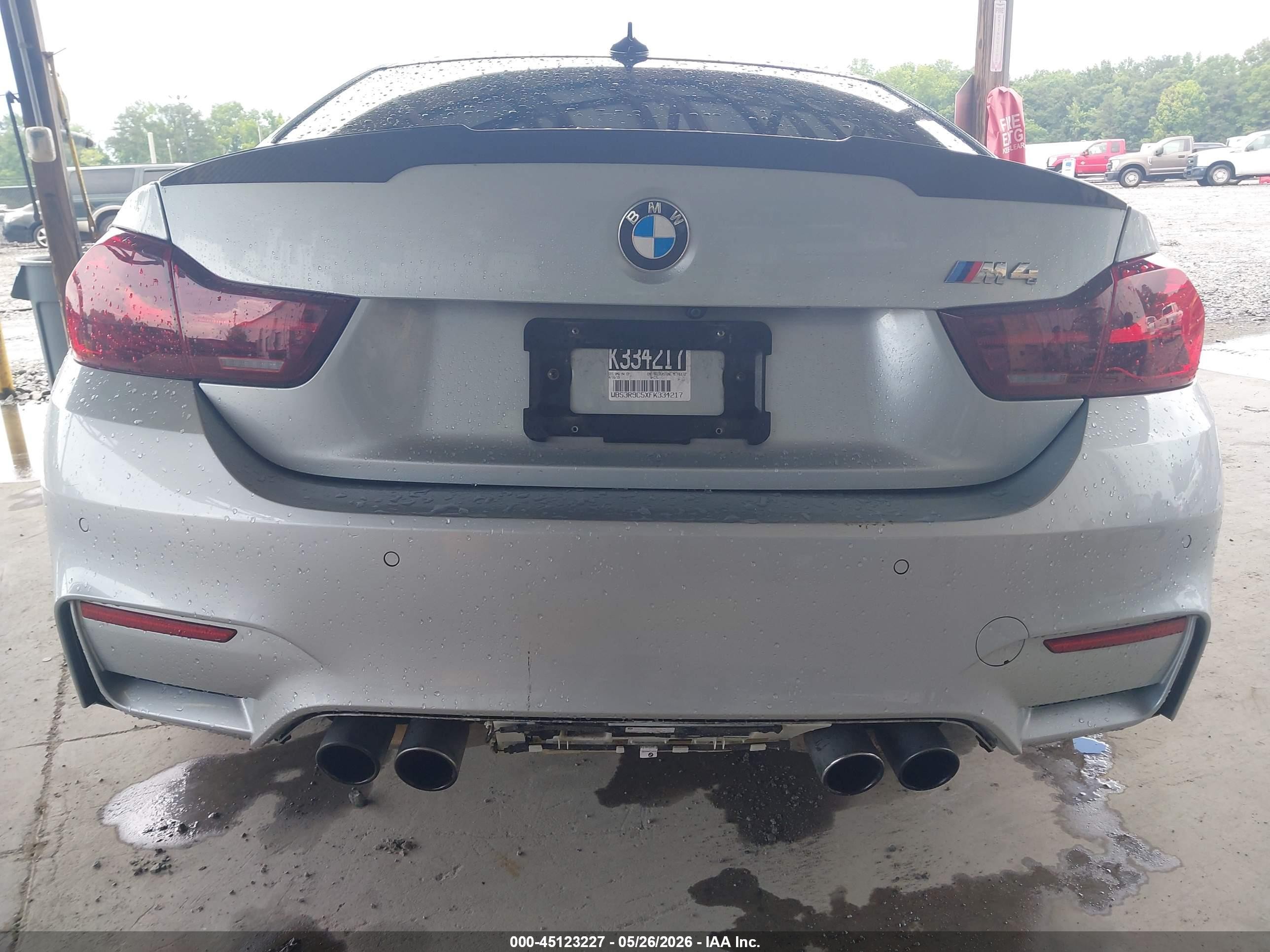 2015 Bmw M4   Silver vin: WBS3R9C5XFK334217