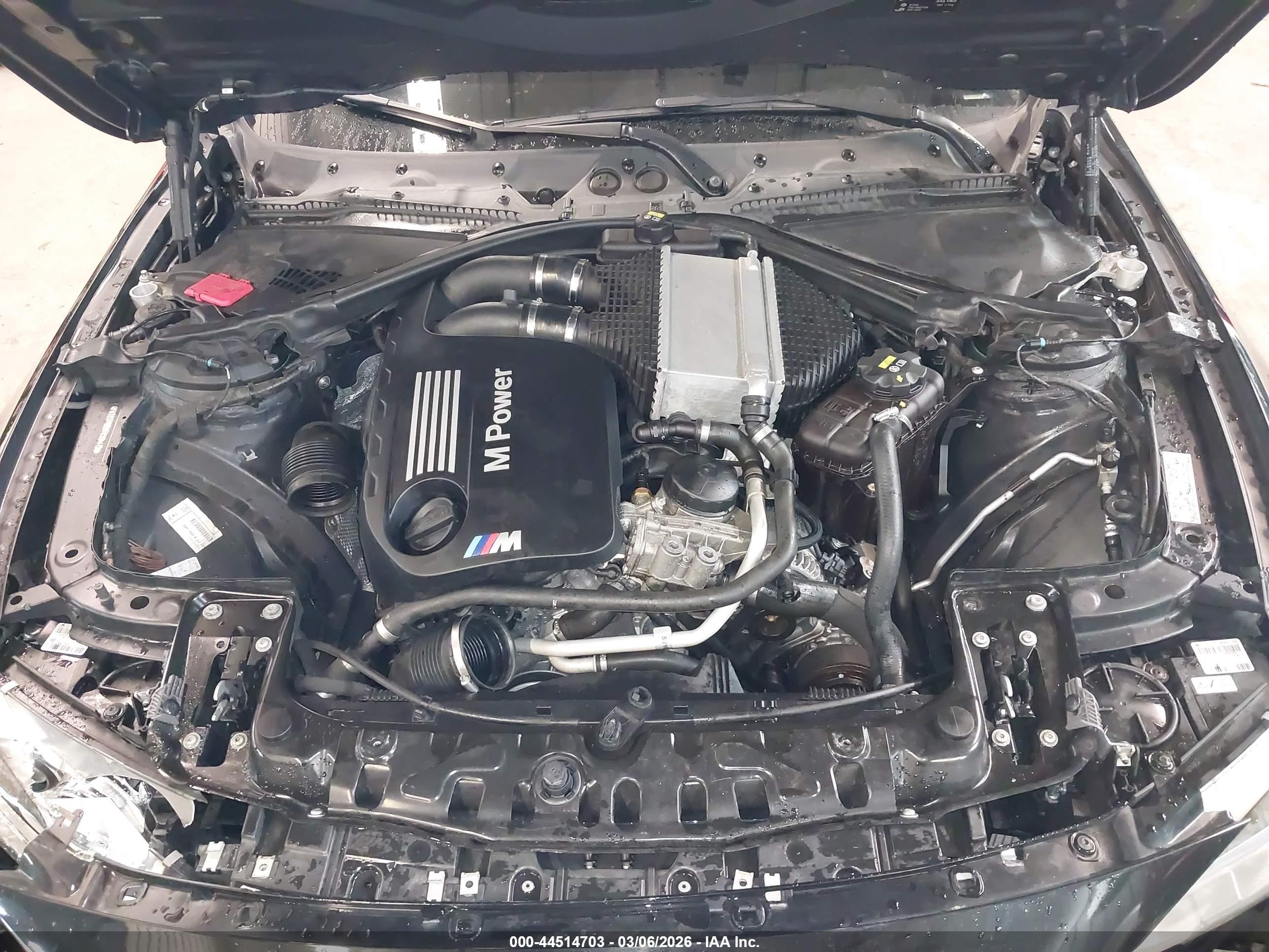2015 Bmw M4   Black vin: WBS3R9C5XFK334413
