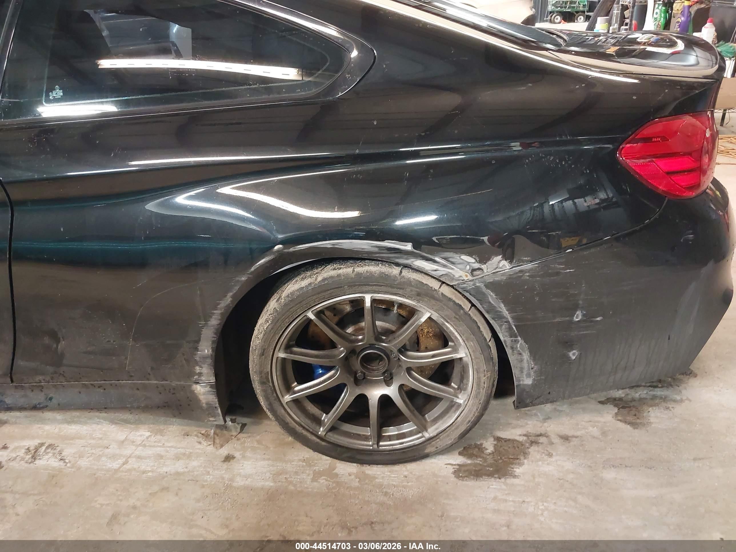 2015 Bmw M4   Black vin: WBS3R9C5XFK334413