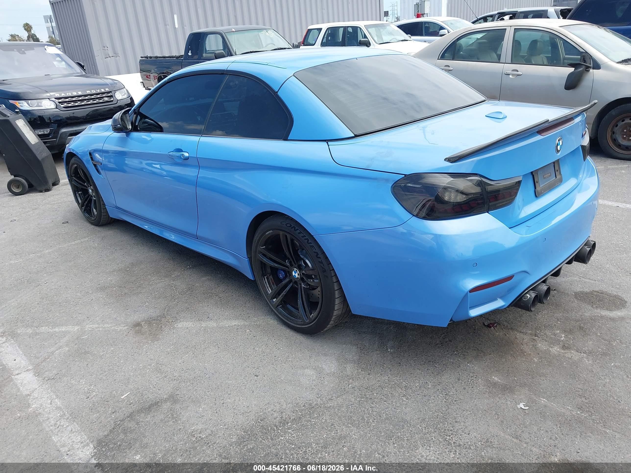 2015 Bmw M4   Blue vin: WBS3U9C51FJ968214