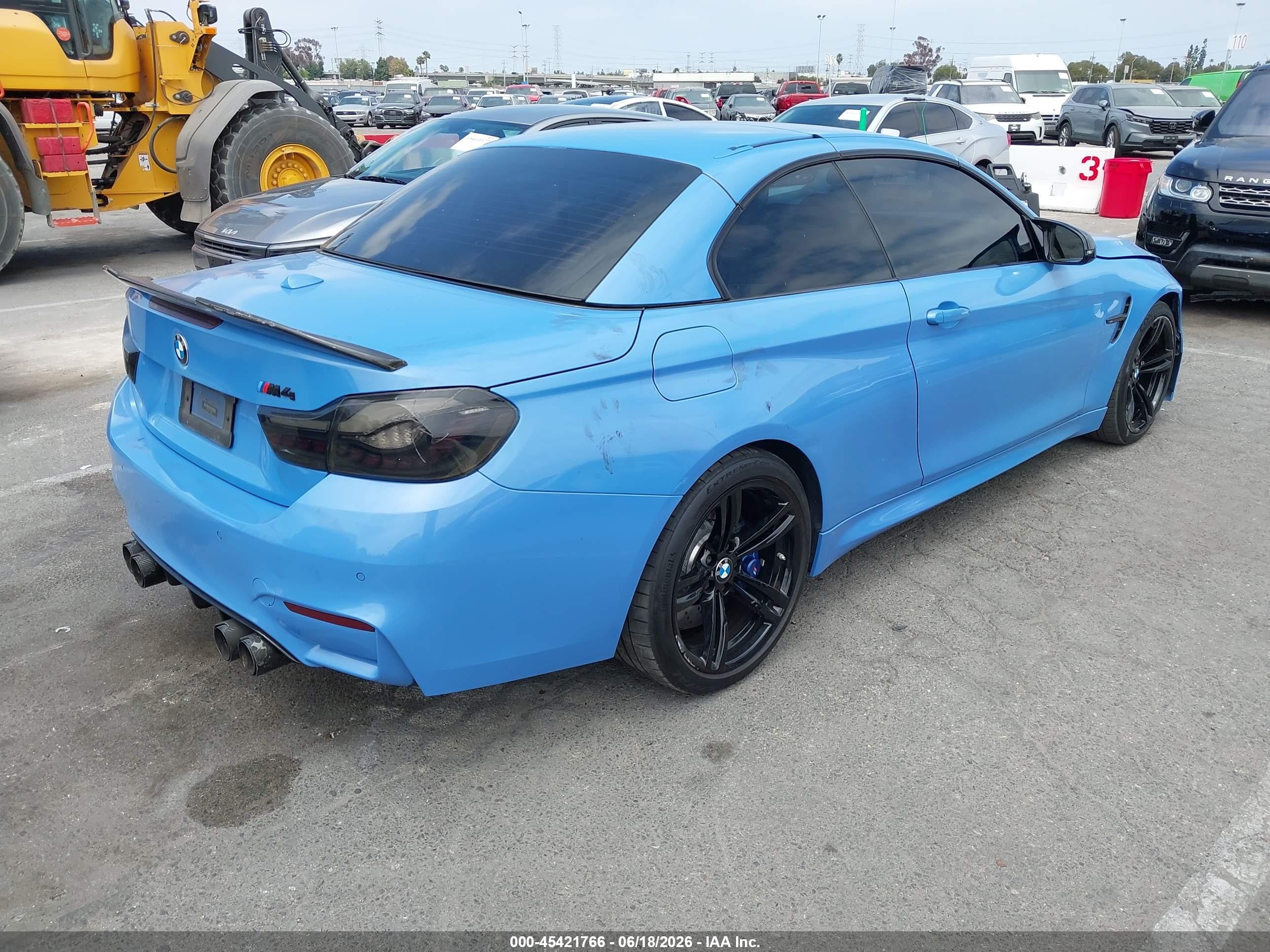 2015 Bmw M4   Blue vin: WBS3U9C51FJ968214