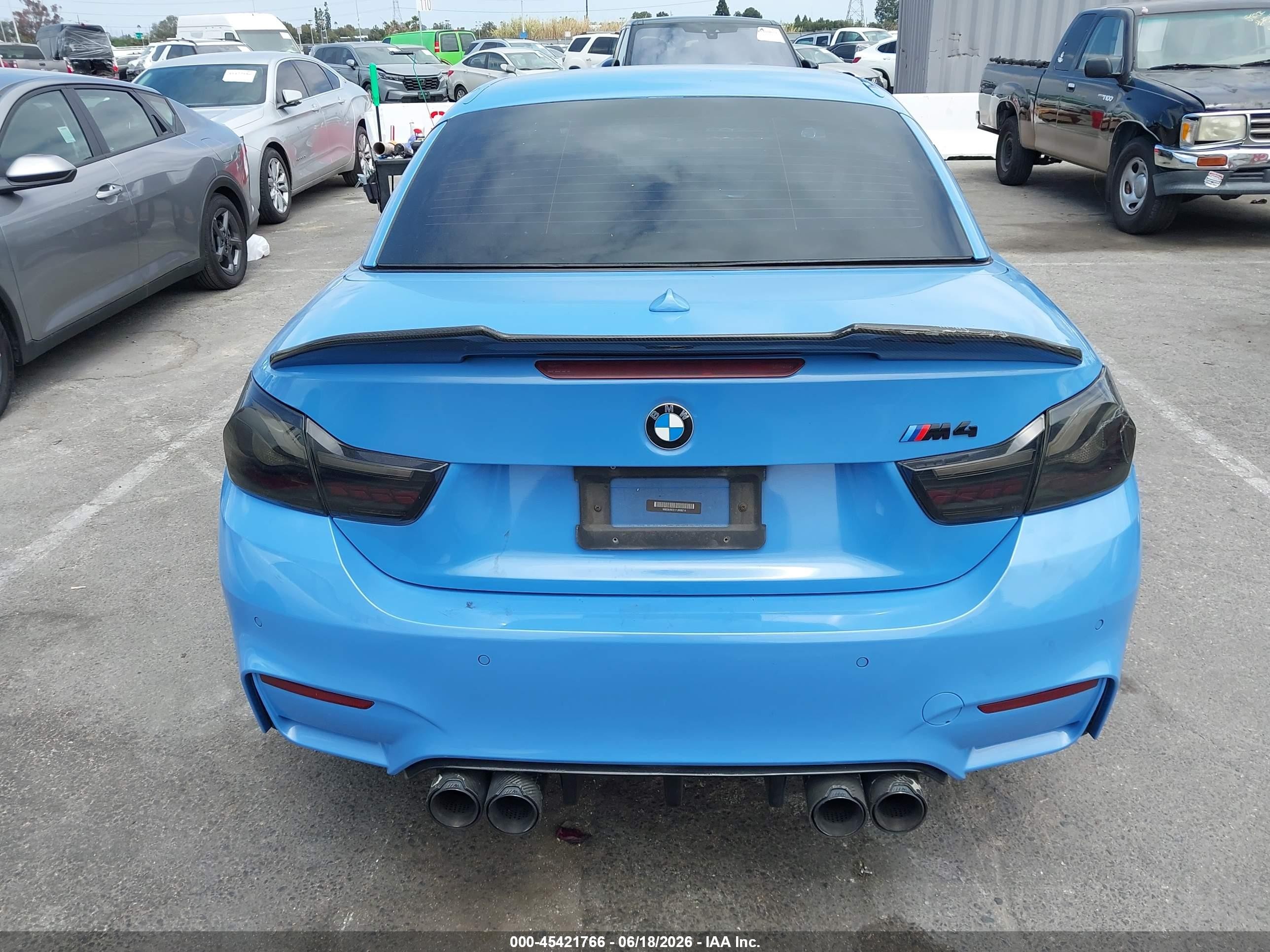 2015 Bmw M4   Blue vin: WBS3U9C51FJ968214