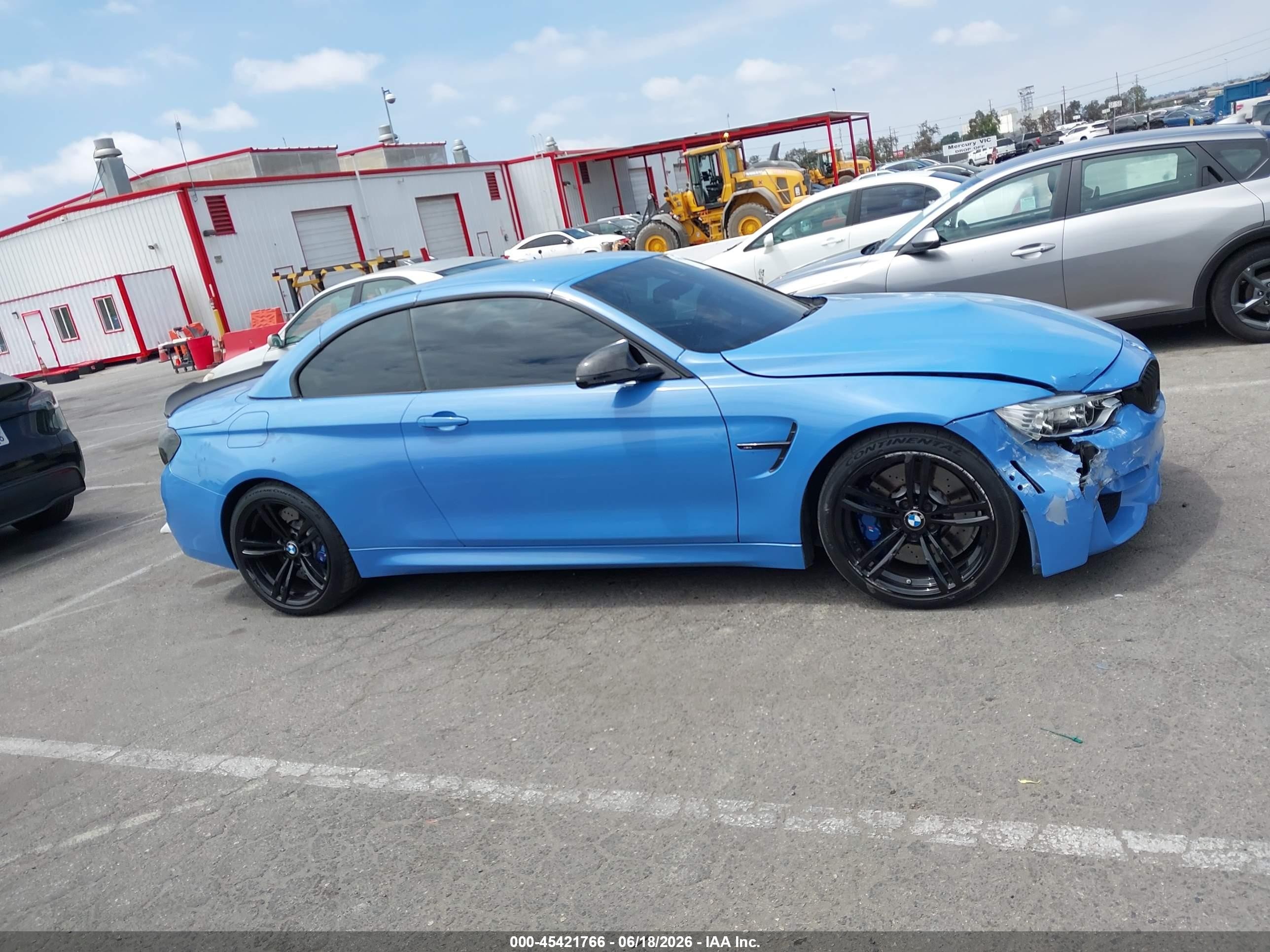 2015 Bmw M4   Blue vin: WBS3U9C51FJ968214