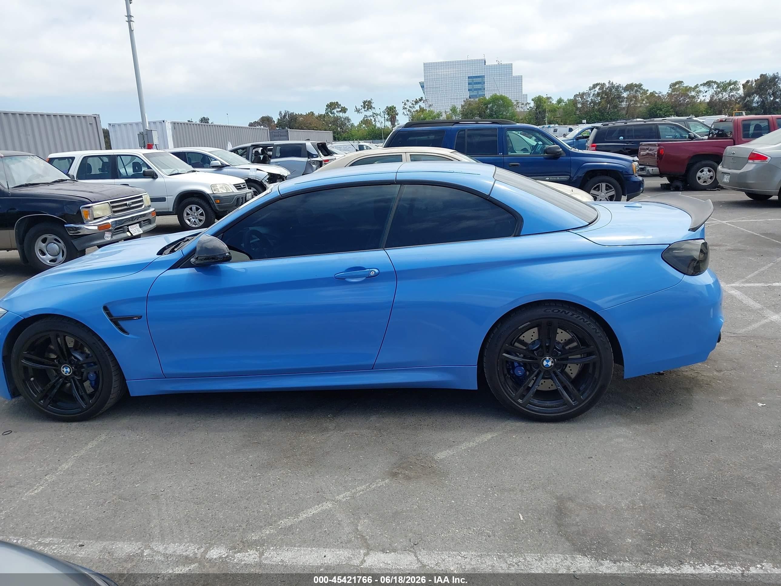2015 Bmw M4   Blue vin: WBS3U9C51FJ968214