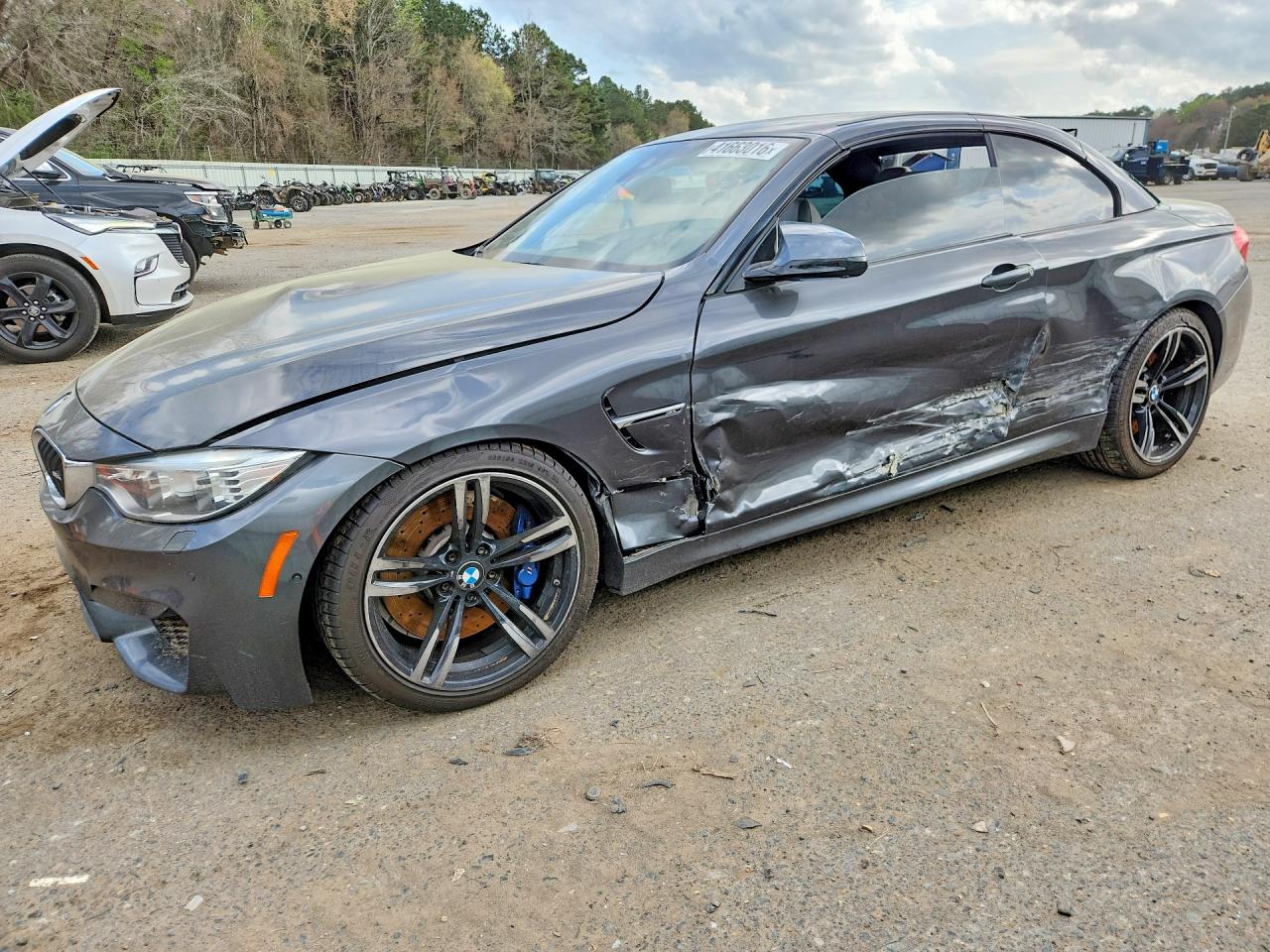 2015 Bmw Motorrad M4 Gray vin: WBS3U9C53FP968132