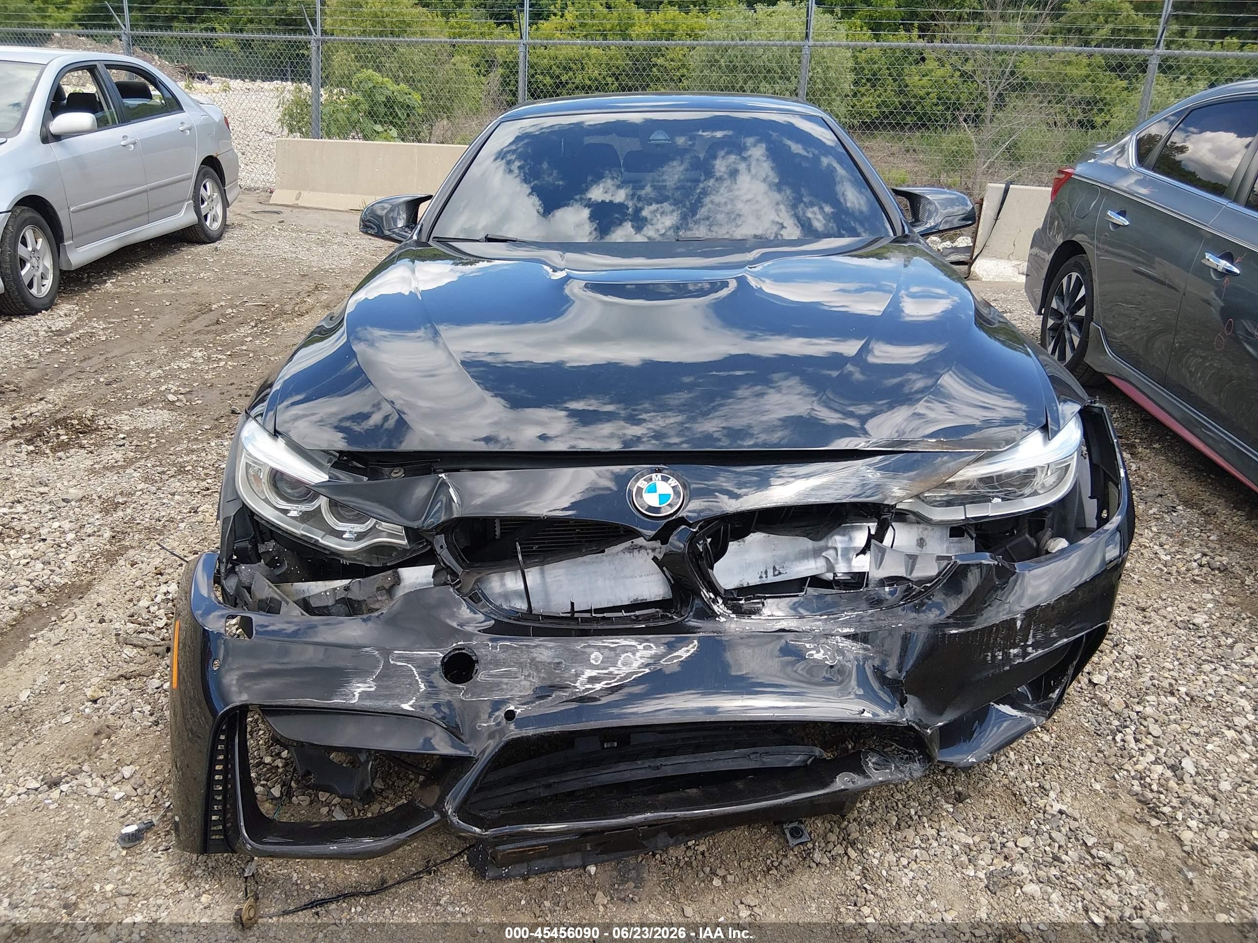 2015 Bmw M4   Black vin: WBS3U9C54FJ967932