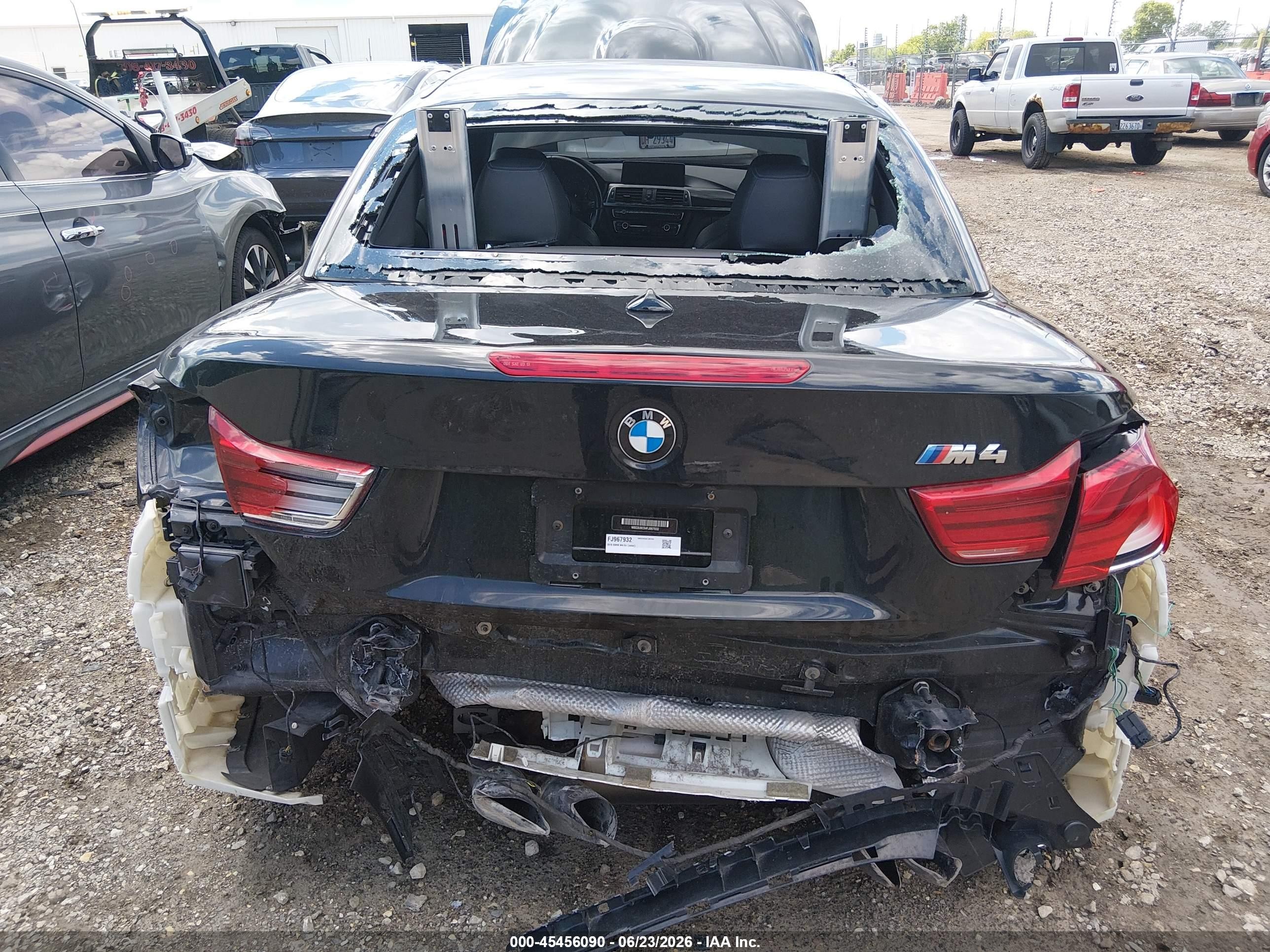 2015 Bmw M4   Black vin: WBS3U9C54FJ967932