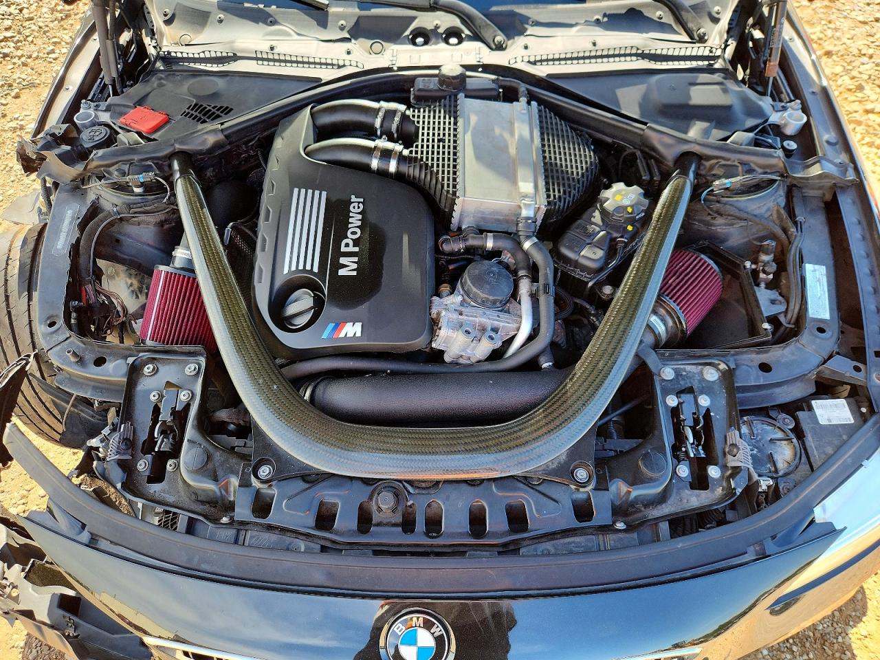 2015 Bmw M4 Black vin: WBS3U9C56FJ967799
