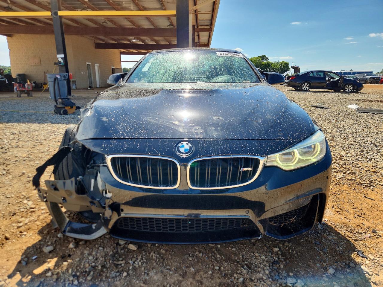 2015 Bmw M4 Black vin: WBS3U9C56FJ967799