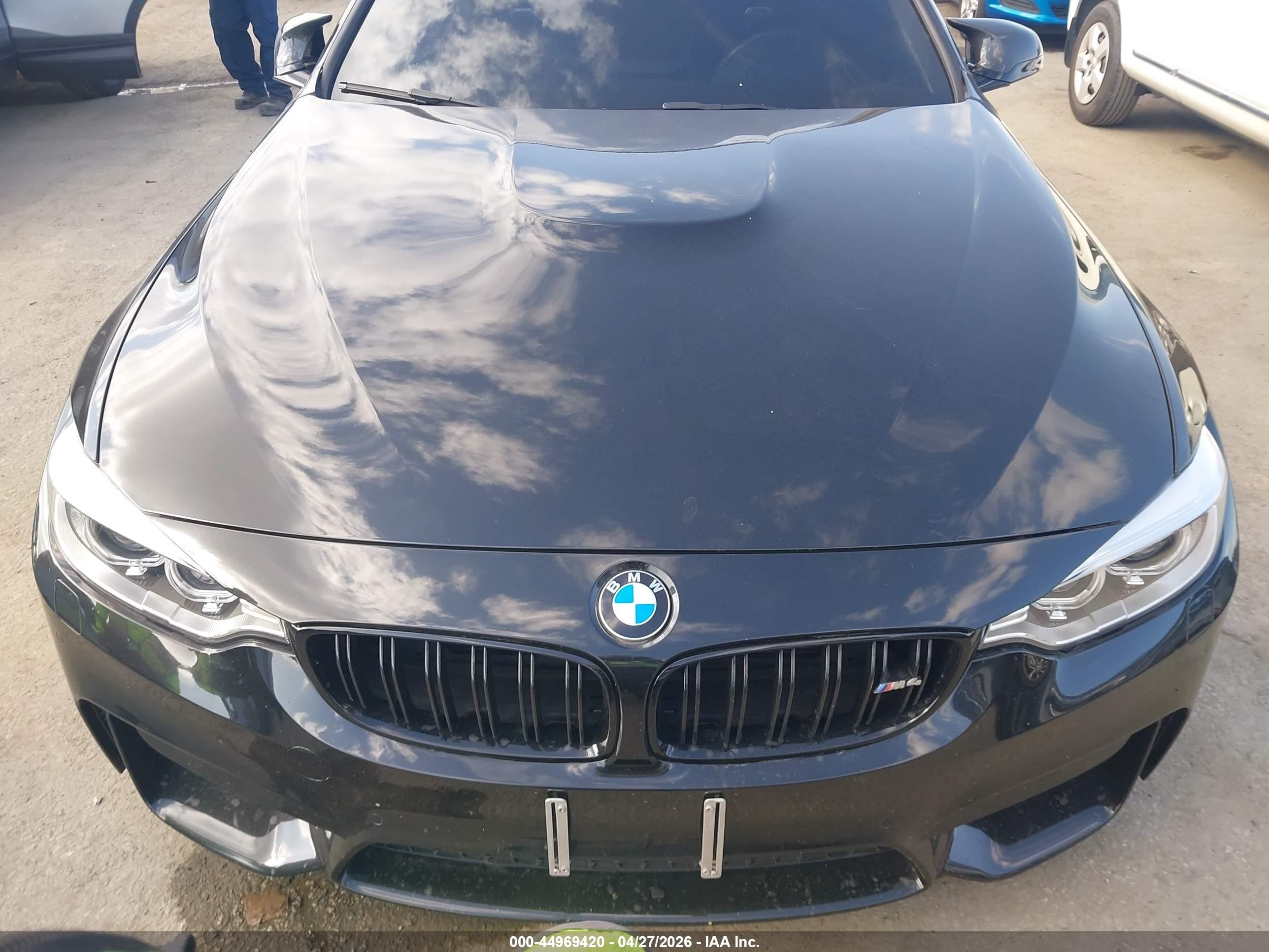 2015 Bmw M4 Black vin: WBS3U9C56FP968383