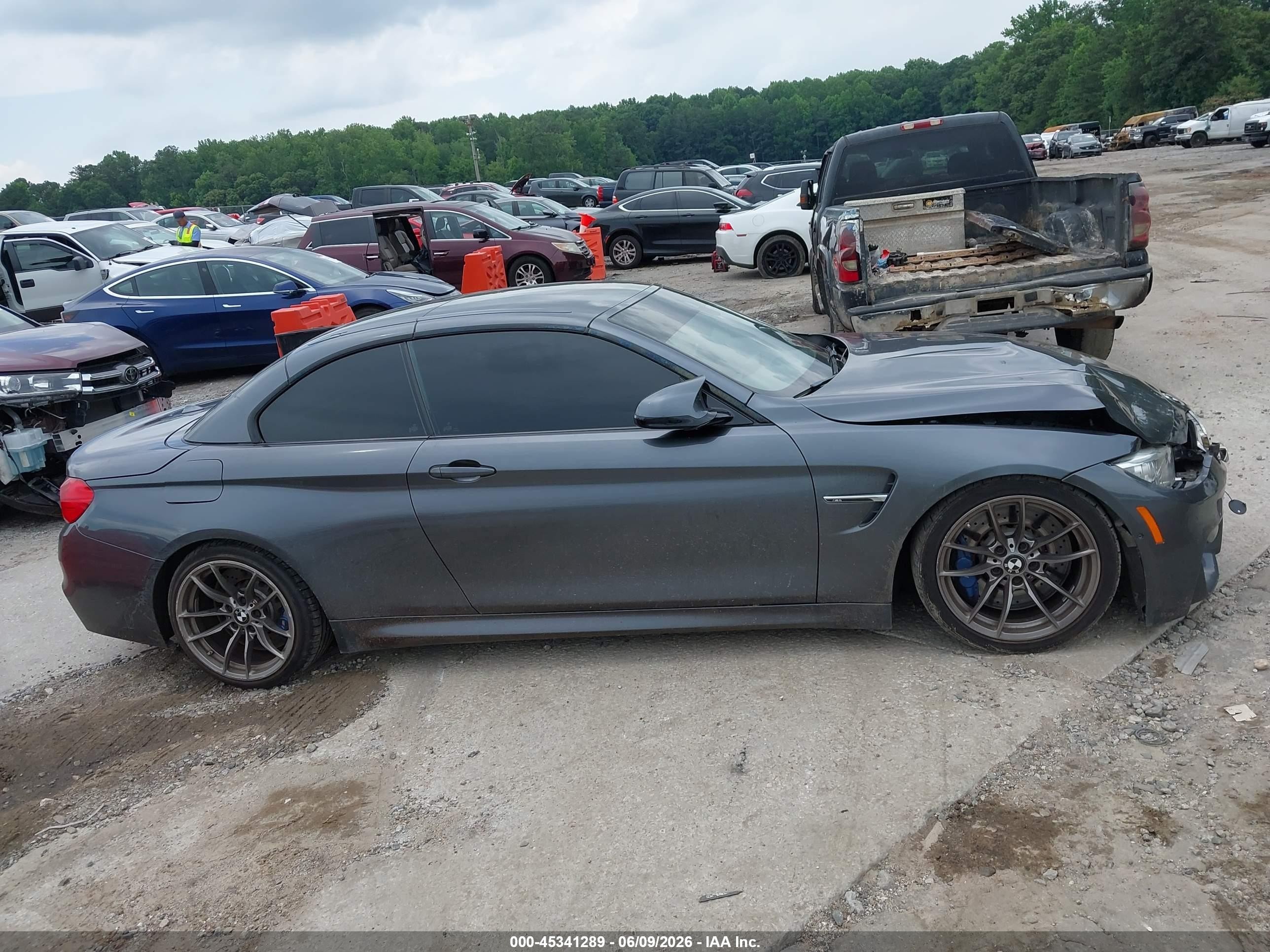 2015 Bmw M4 Серый vin: WBS3U9C57FJ967942