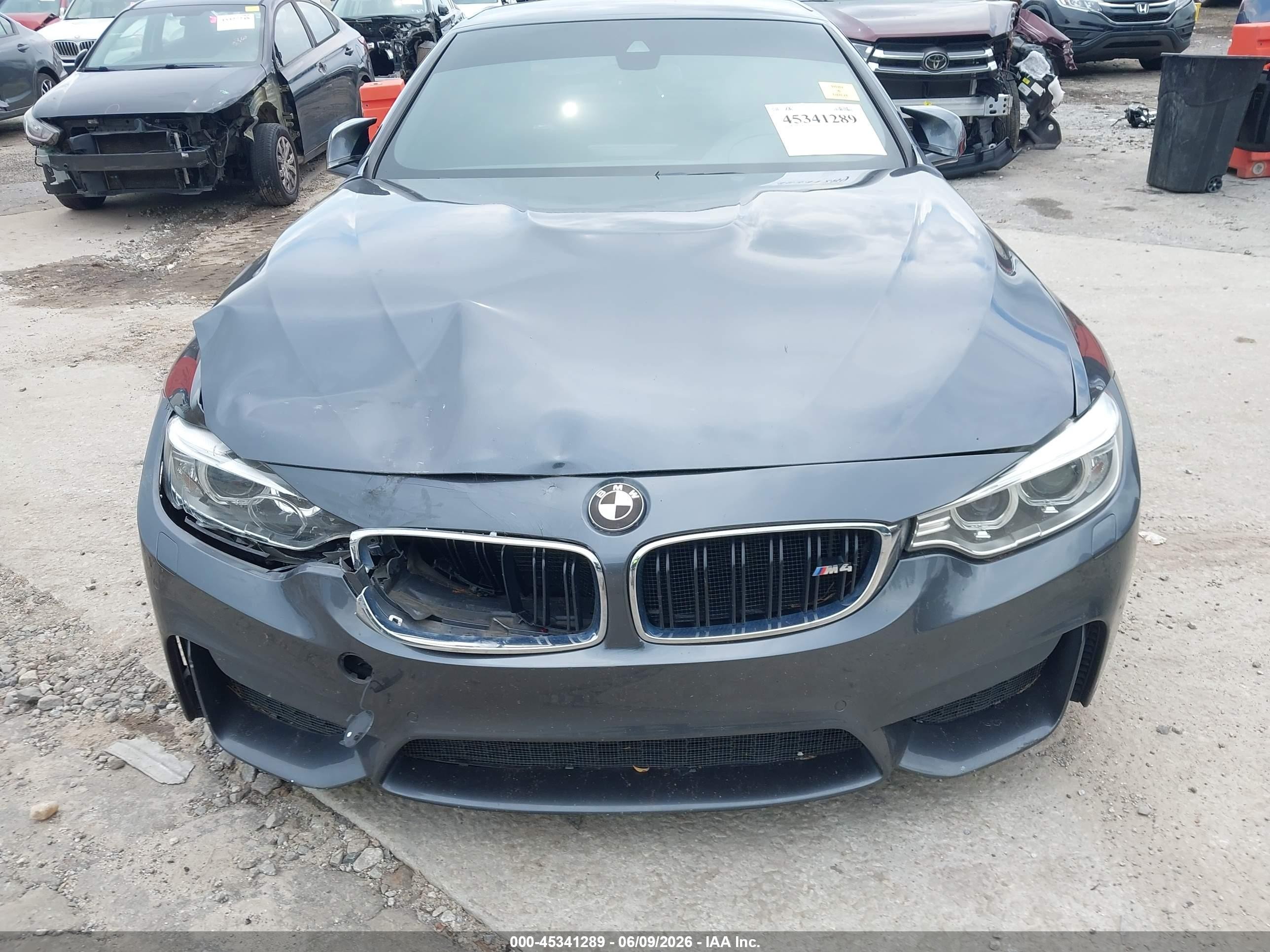 2015 Bmw M4 Серый vin: WBS3U9C57FJ967942