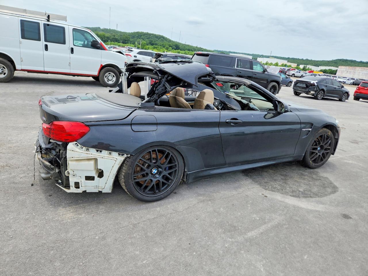 2015 Bmw M4 Черный vin: WBS3U9C57FJ968136