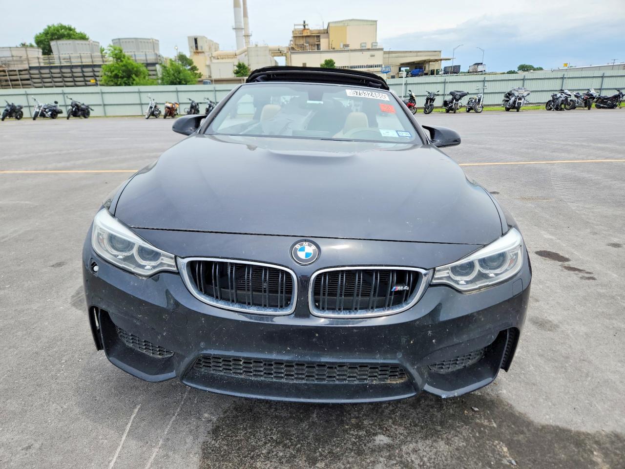 2015 Bmw M4 Черный vin: WBS3U9C57FJ968136