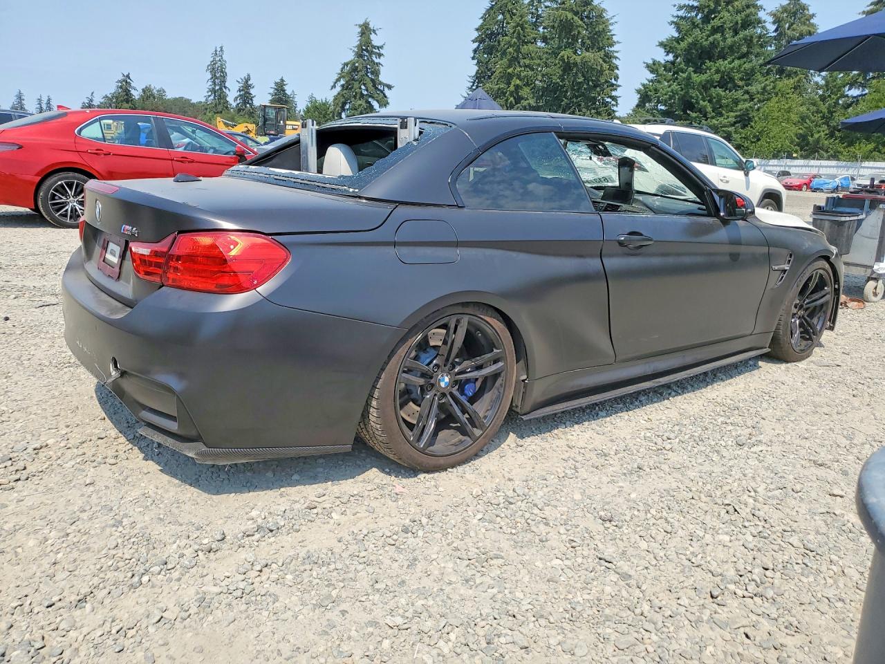 2015 Bmw M4 Black vin: WBS3U9C57FJ968279