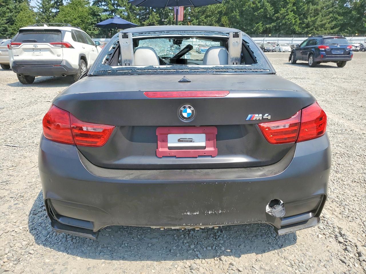 2015 Bmw M4 Black vin: WBS3U9C57FJ968279