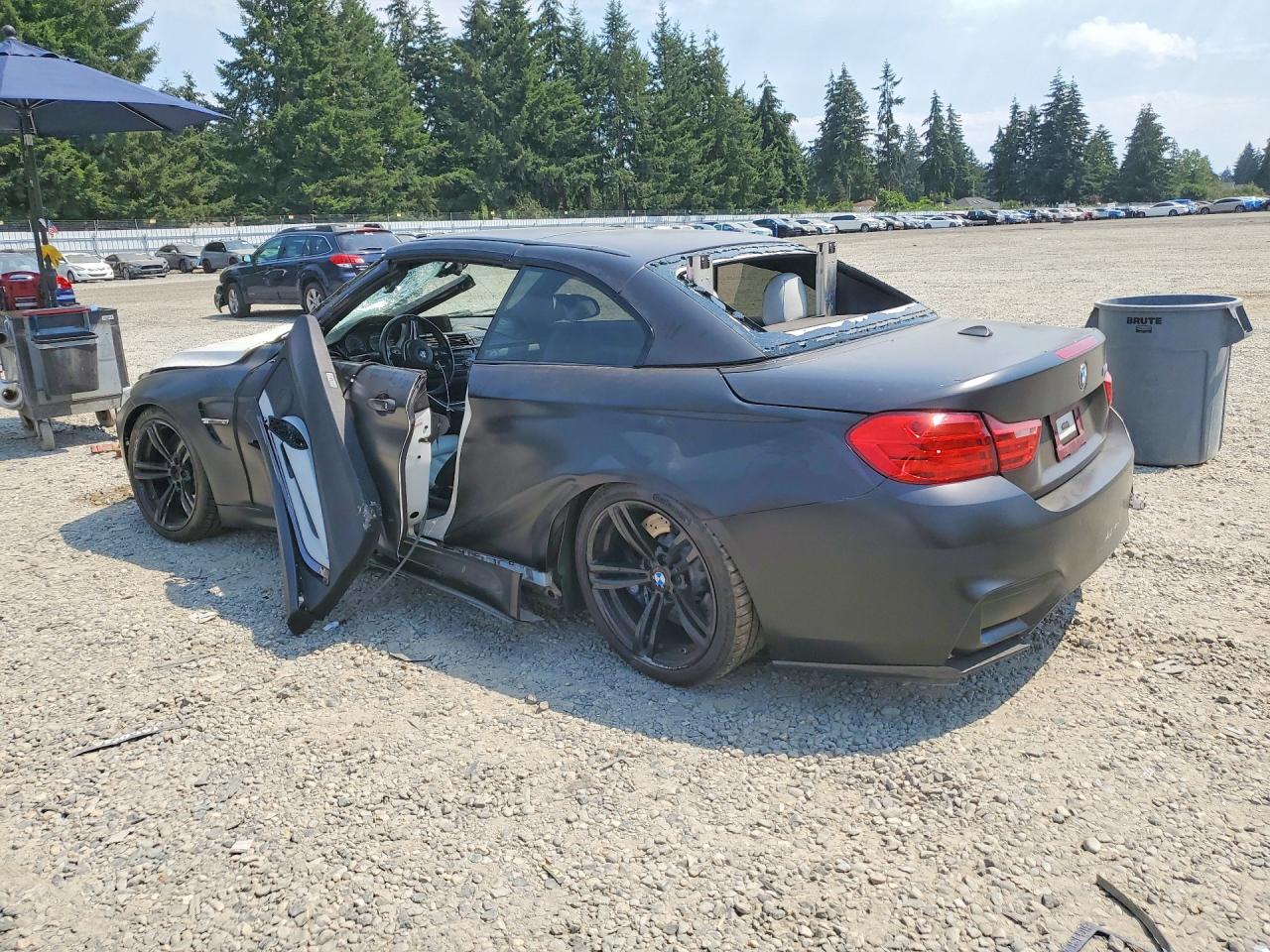 2015 Bmw M4 Black vin: WBS3U9C57FJ968279
