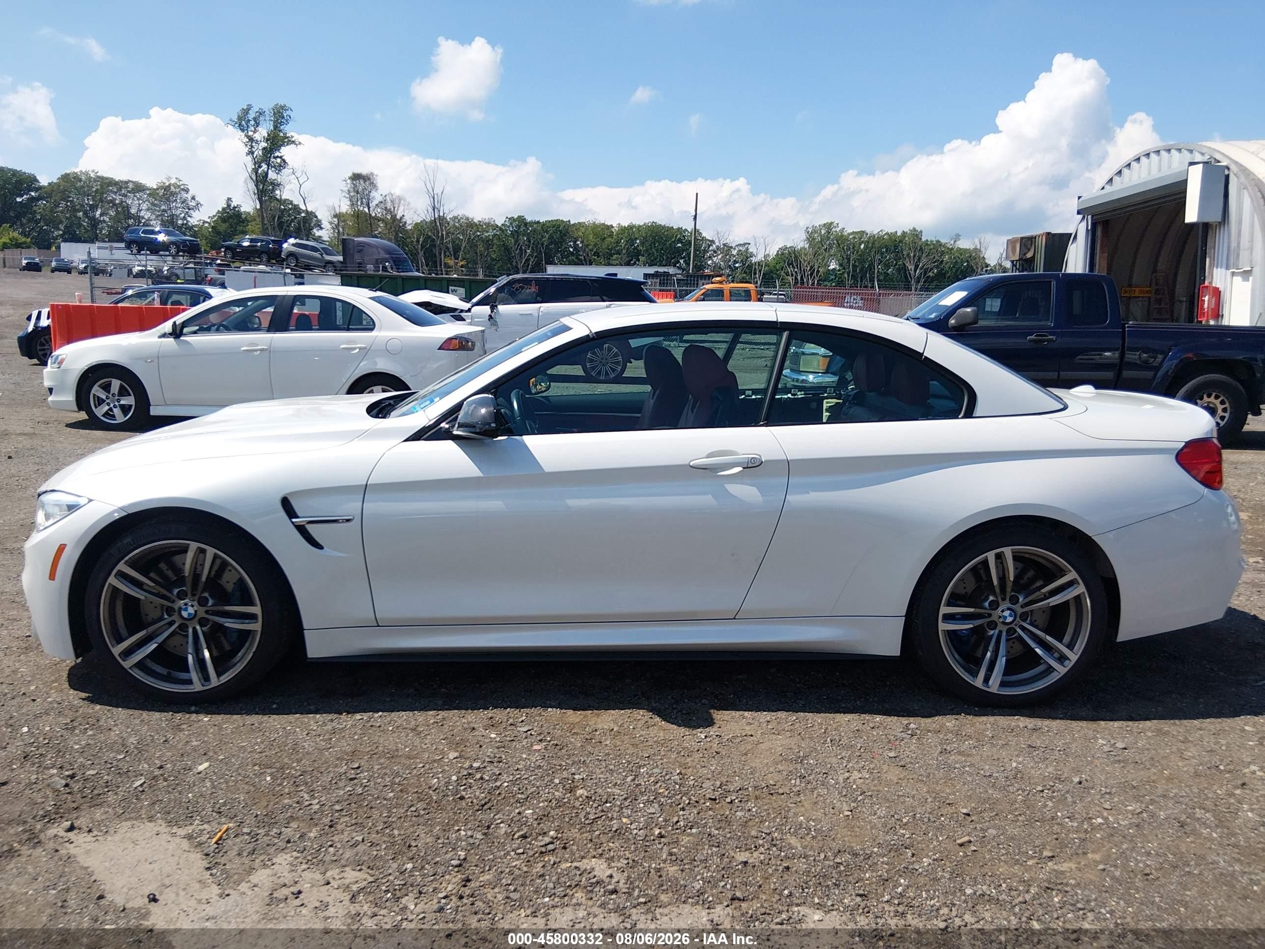 2015 Bmw M4   White vin: WBS3U9C58FP967896