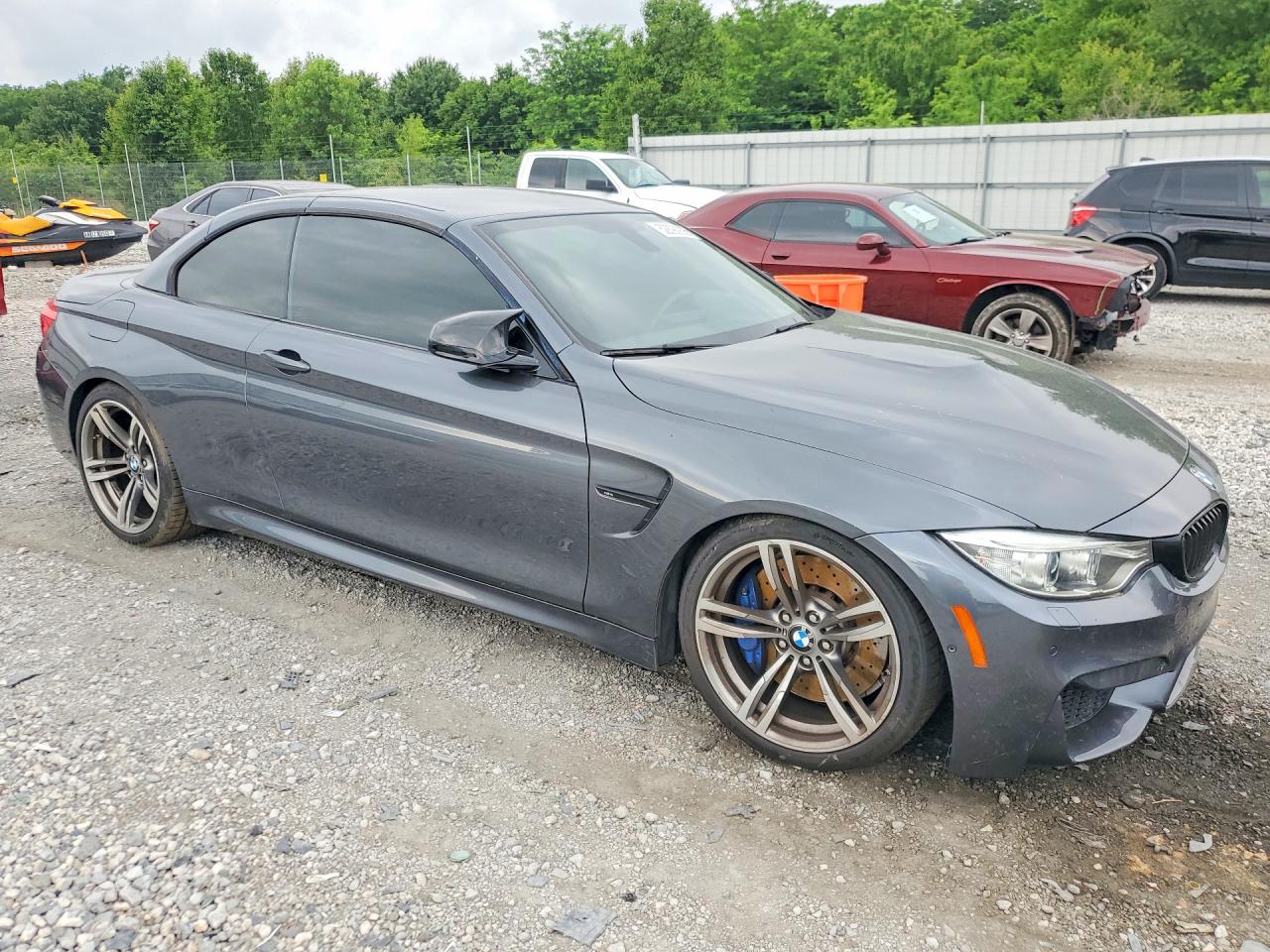 2015 Bmw M4 Gray vin: WBS3U9C59FJ968526