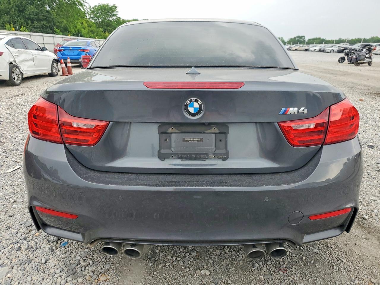 2015 Bmw M4 Gray vin: WBS3U9C59FJ968526
