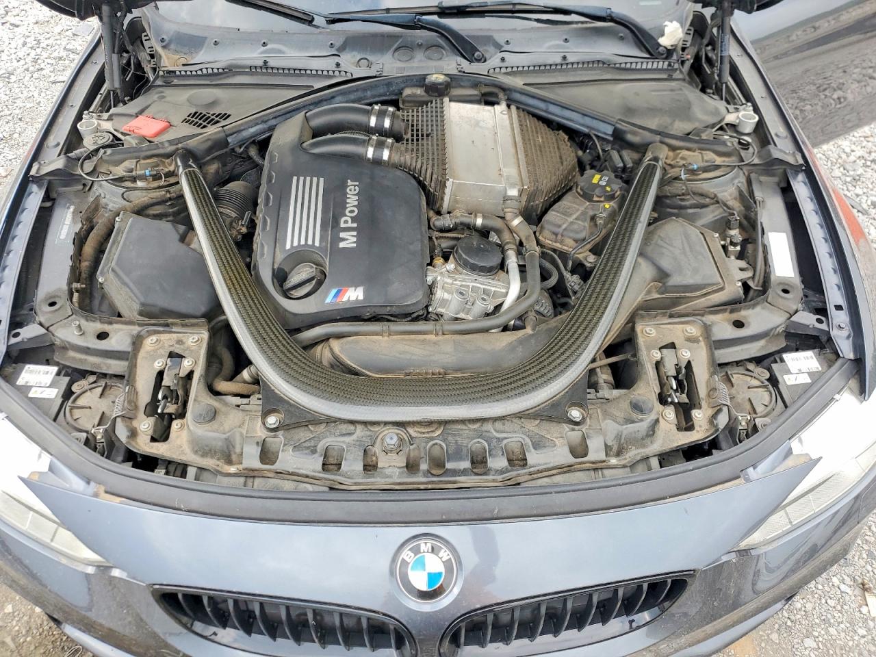2015 Bmw M4 Gray vin: WBS3U9C59FJ968526
