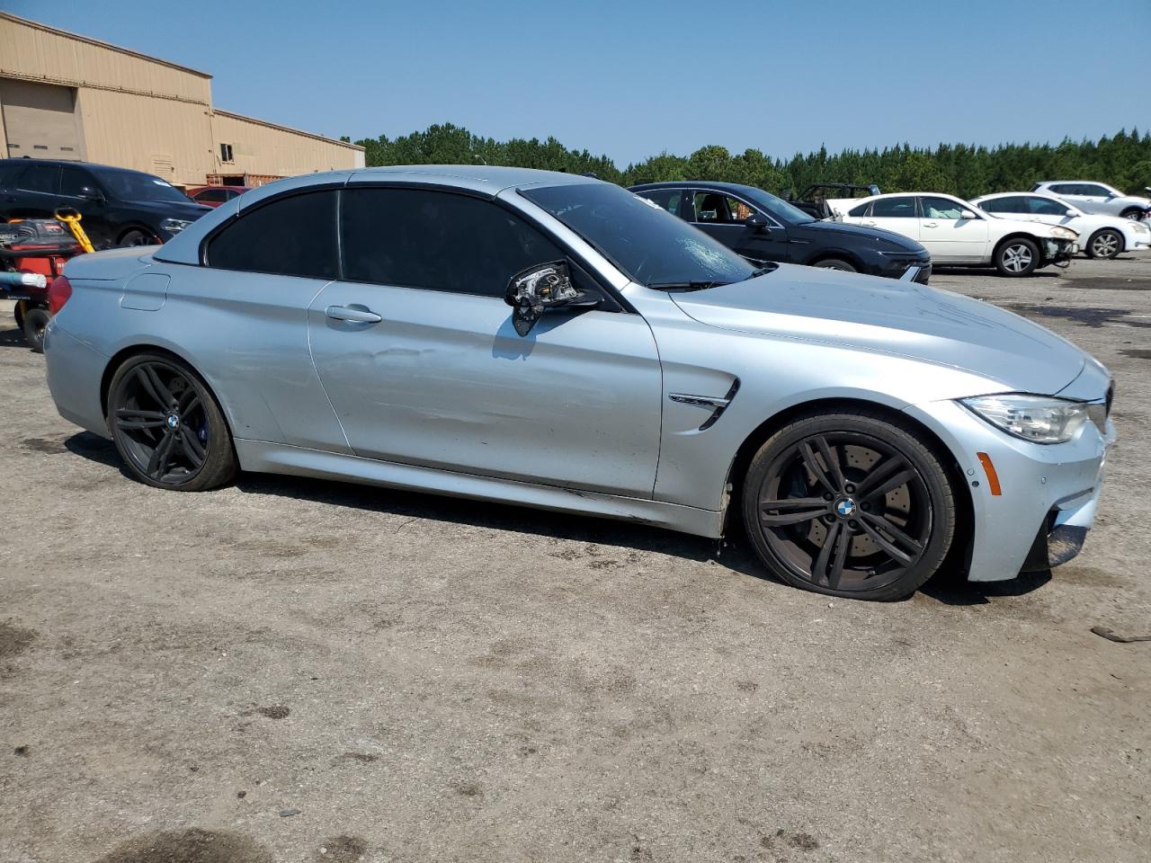 2015 Bmw M4 Silver vin: WBS3U9C59FP968152