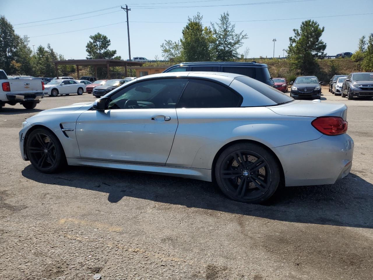 2015 Bmw M4 Silver vin: WBS3U9C59FP968152