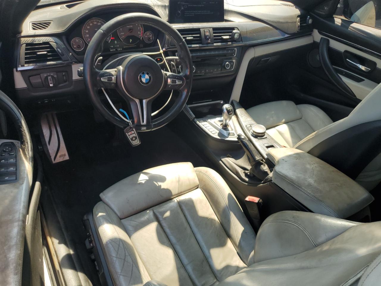 2015 Bmw M4 Silver vin: WBS3U9C59FP968152