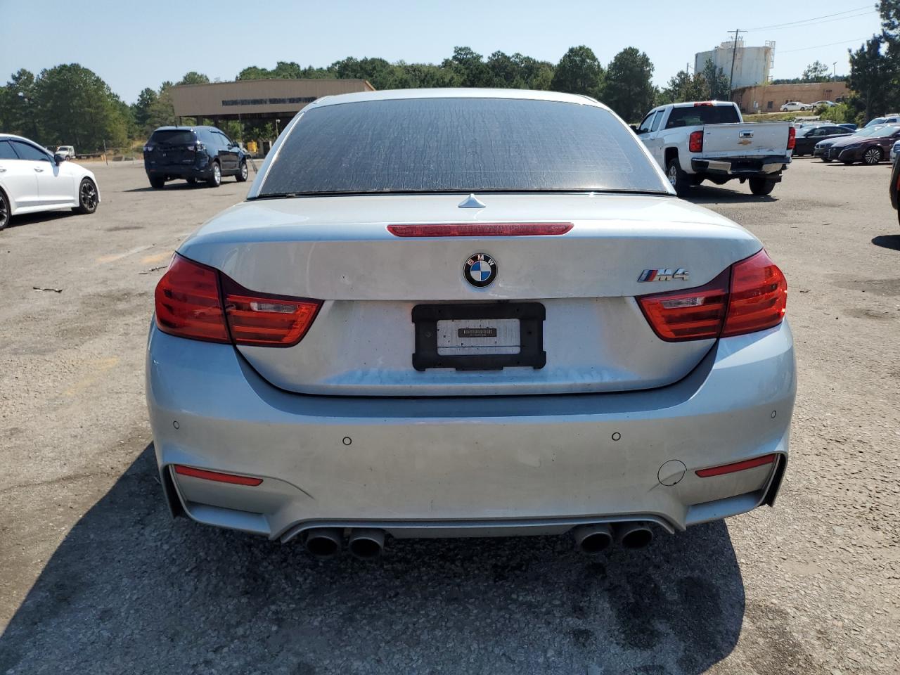 2015 Bmw M4 Silver vin: WBS3U9C59FP968152