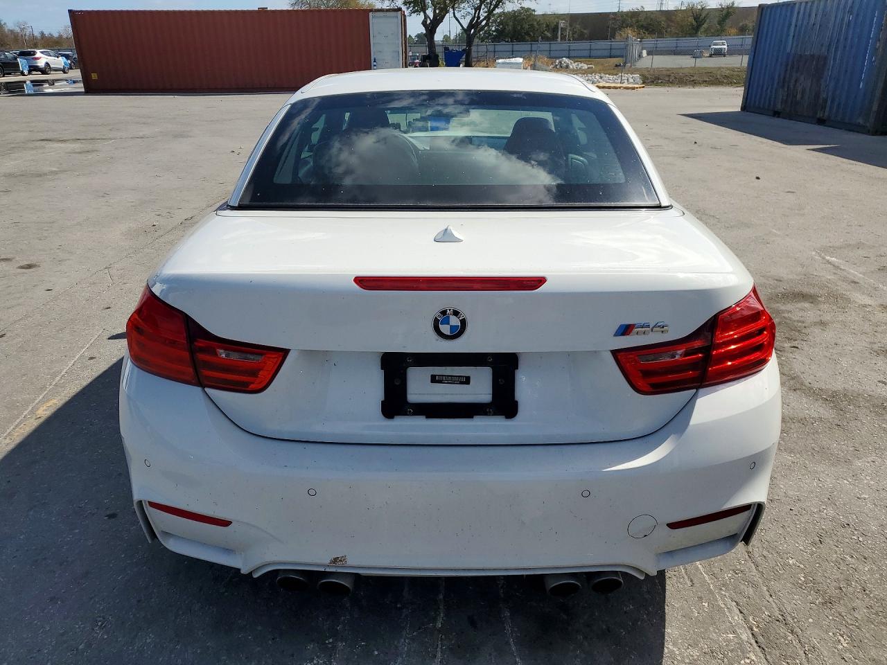 2015 Bmw M4 White vin: WBS3U9C5XFJ968308