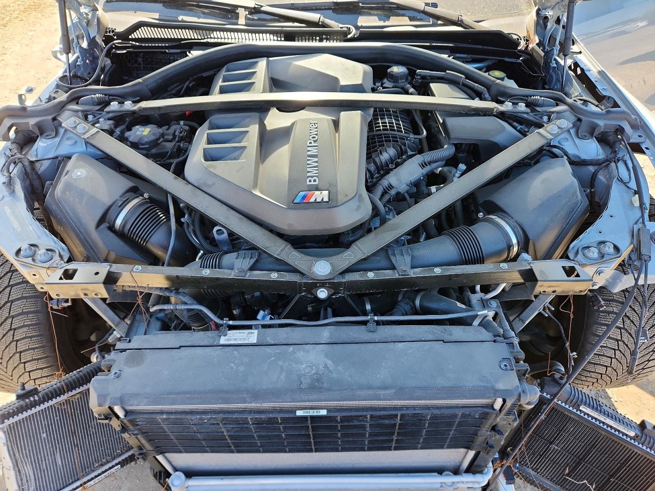 2022 Bmw M3 Competition Gray vin: WBS43AY07NFM12027