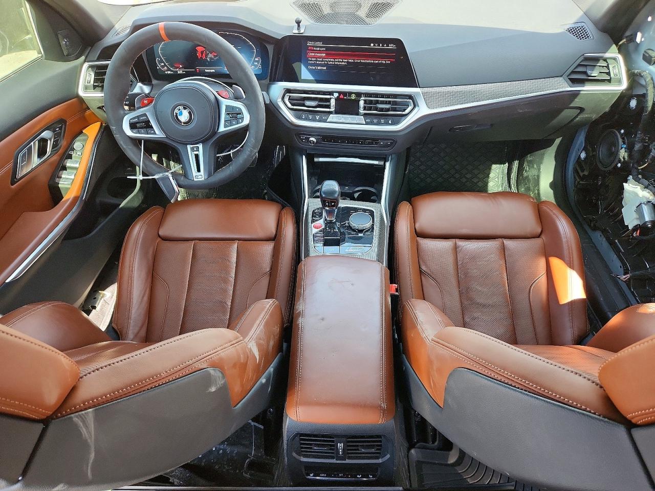 2022 Bmw M3 Competition Gray vin: WBS43AY07NFM12027