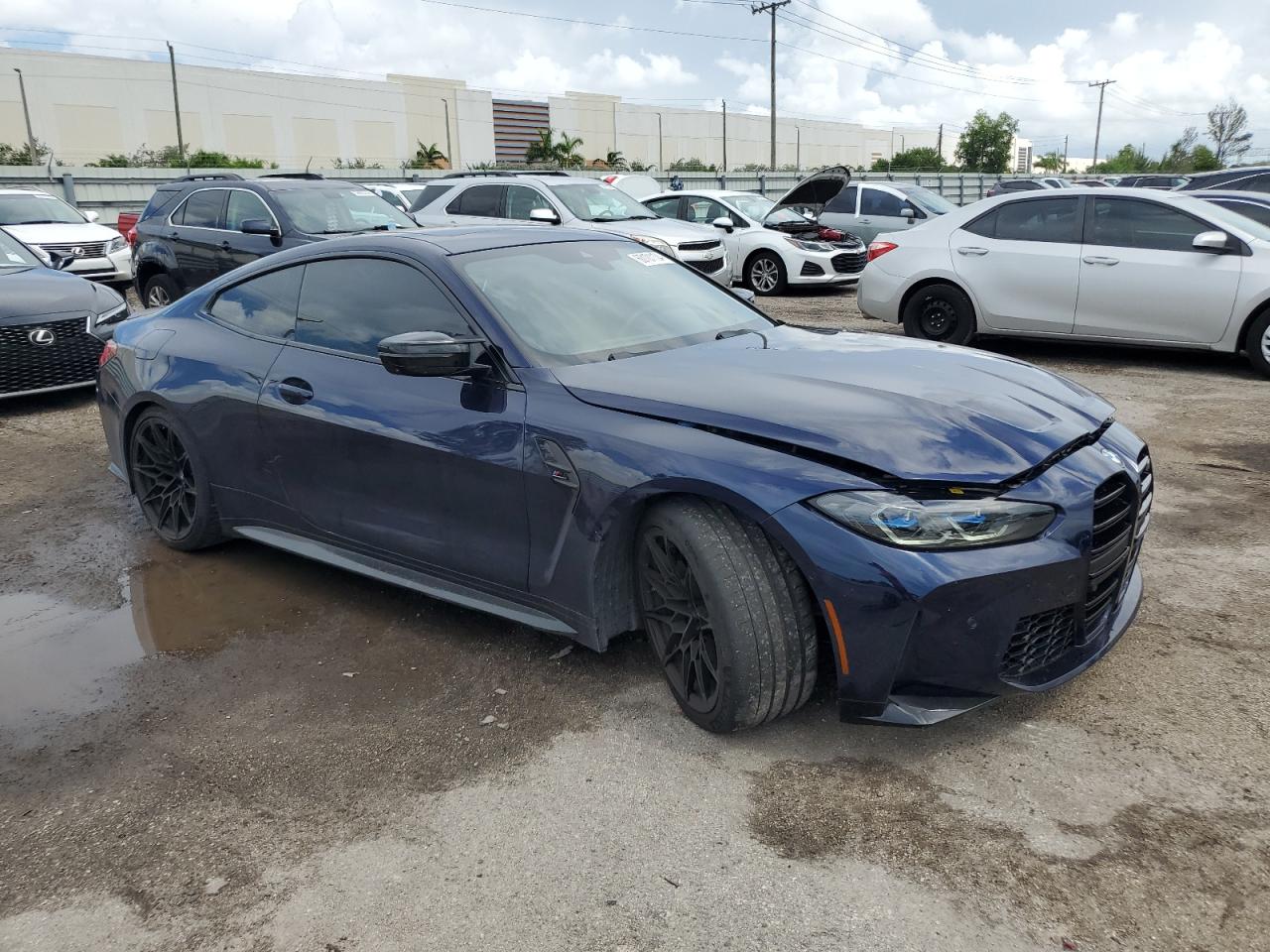 2023 Bmw M4 Competition Blue vin: WBS43AZ03PCM20306