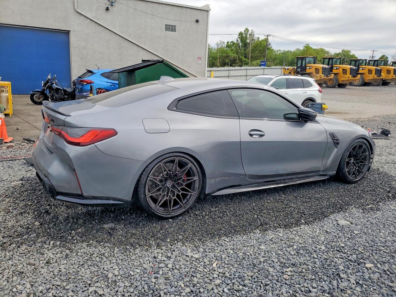 2022 Bmw M4 Competition Gray vin: WBS43AZ06NCK43599