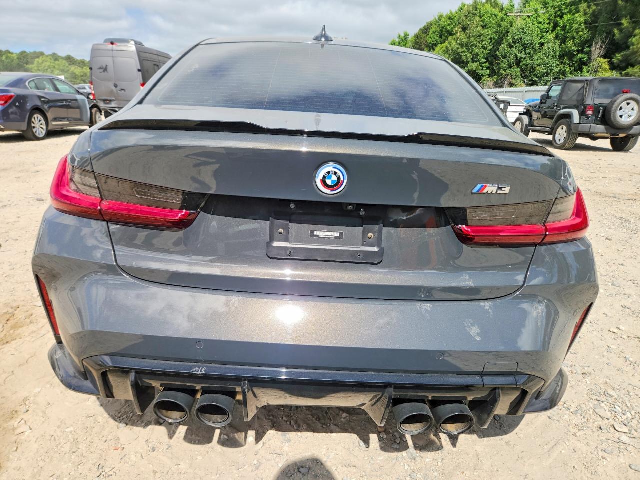 2022 Bmw M3 Gray vin: WBS53AY06NFM61837