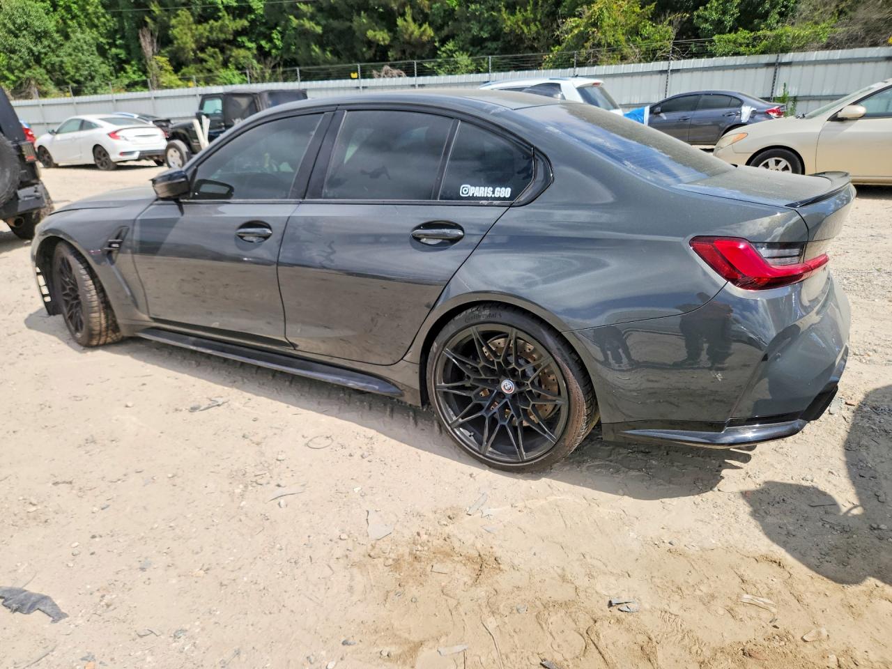 2022 Bmw M3 Gray vin: WBS53AY06NFM61837
