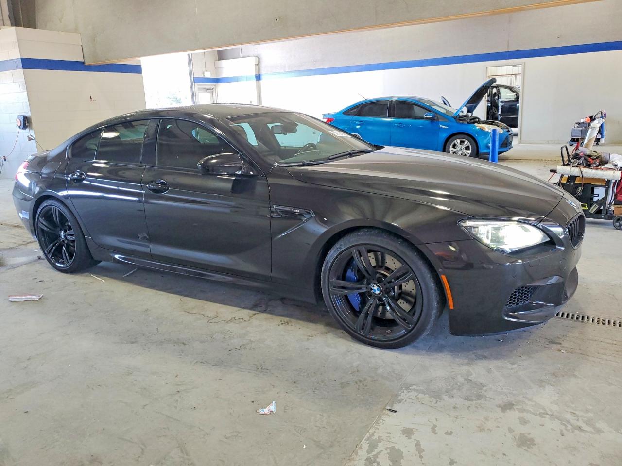 2014 Bmw M6 Gran Coupe Black vin: WBS6C9C50ED467148