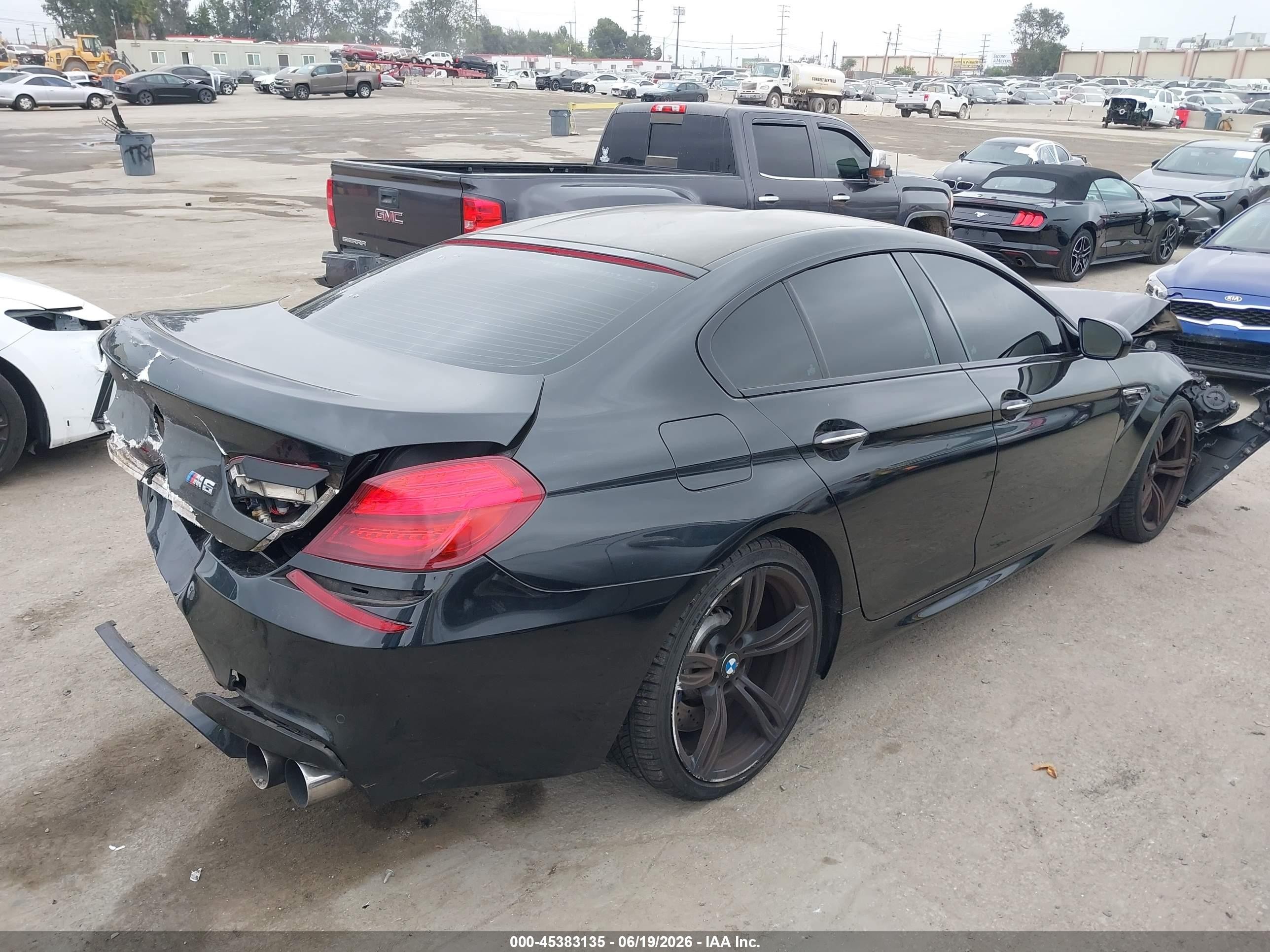 2014 Bmw M6 Gran Coupe   Black vin: WBS6C9C51ED467000