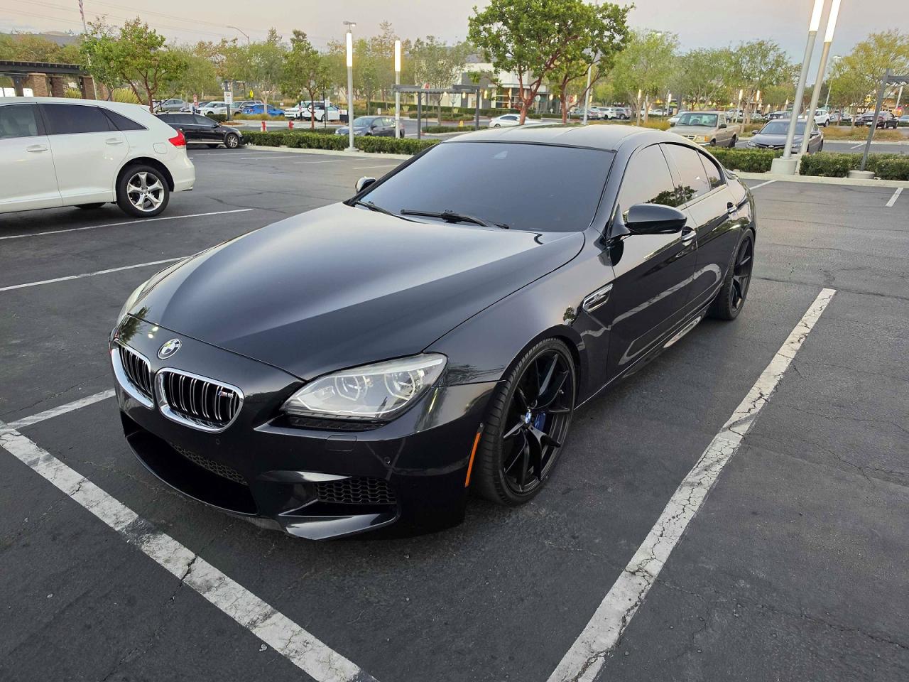 2014 Bmw M6 Gran Coupe Black vin: WBS6C9C51ED467286