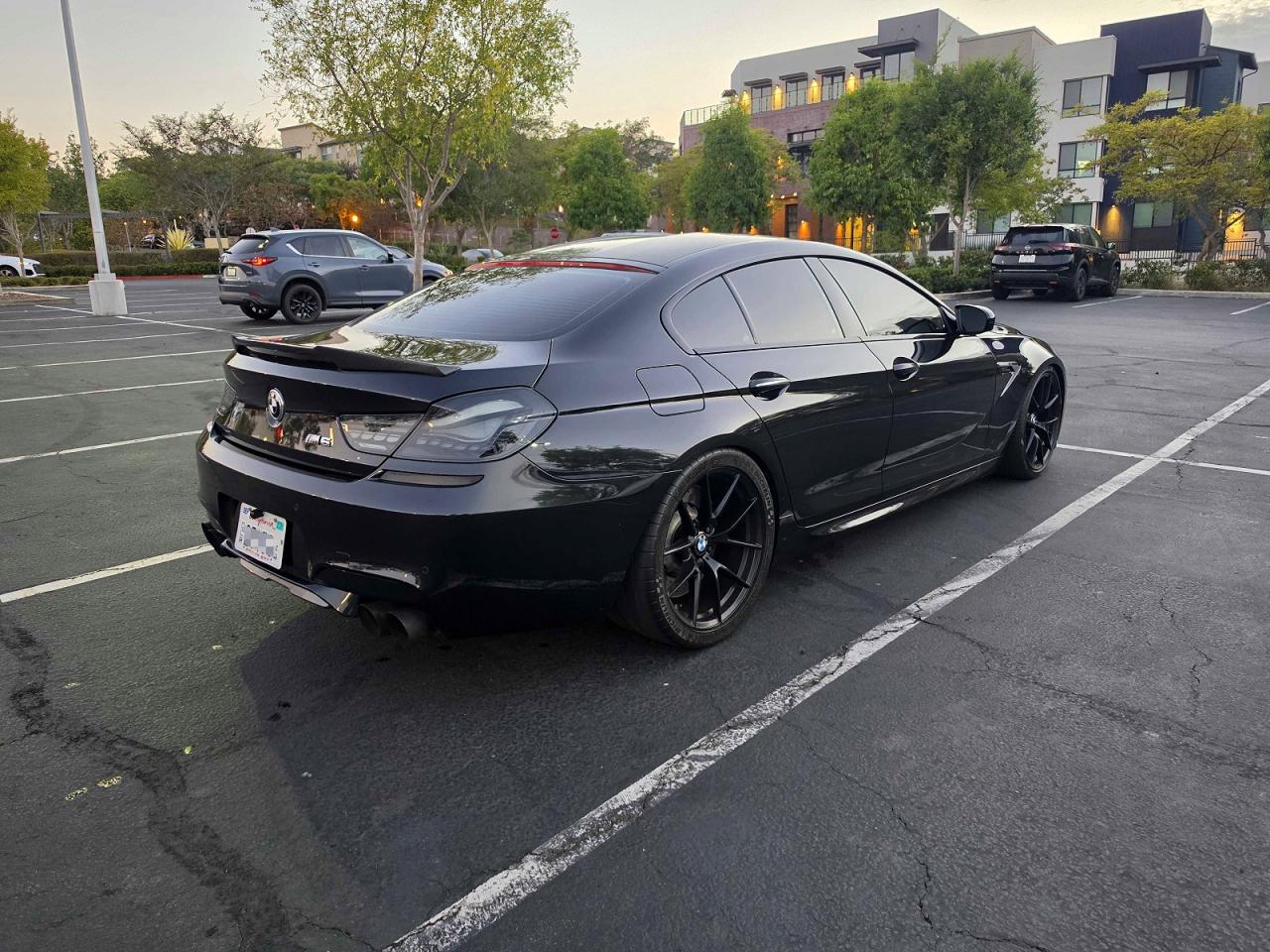 2014 Bmw M6 Gran Coupe Black vin: WBS6C9C51ED467286