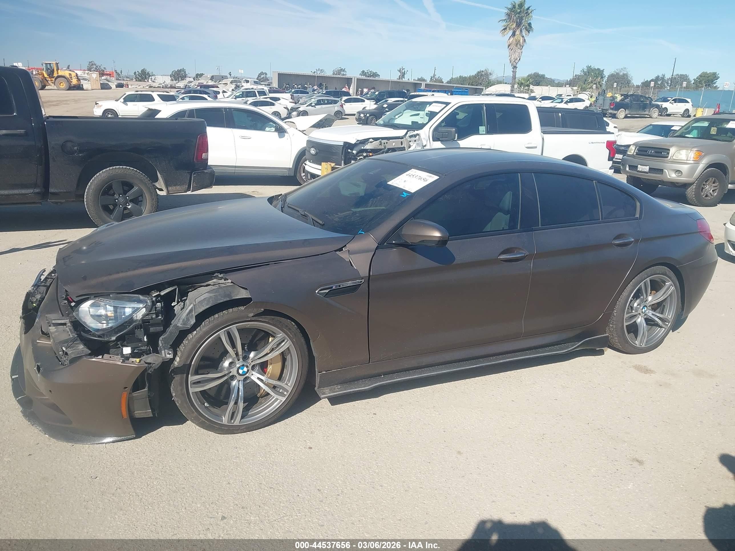 2014 Bmw M6 Gran Coupe   Brown vin: WBS6C9C51ED467305