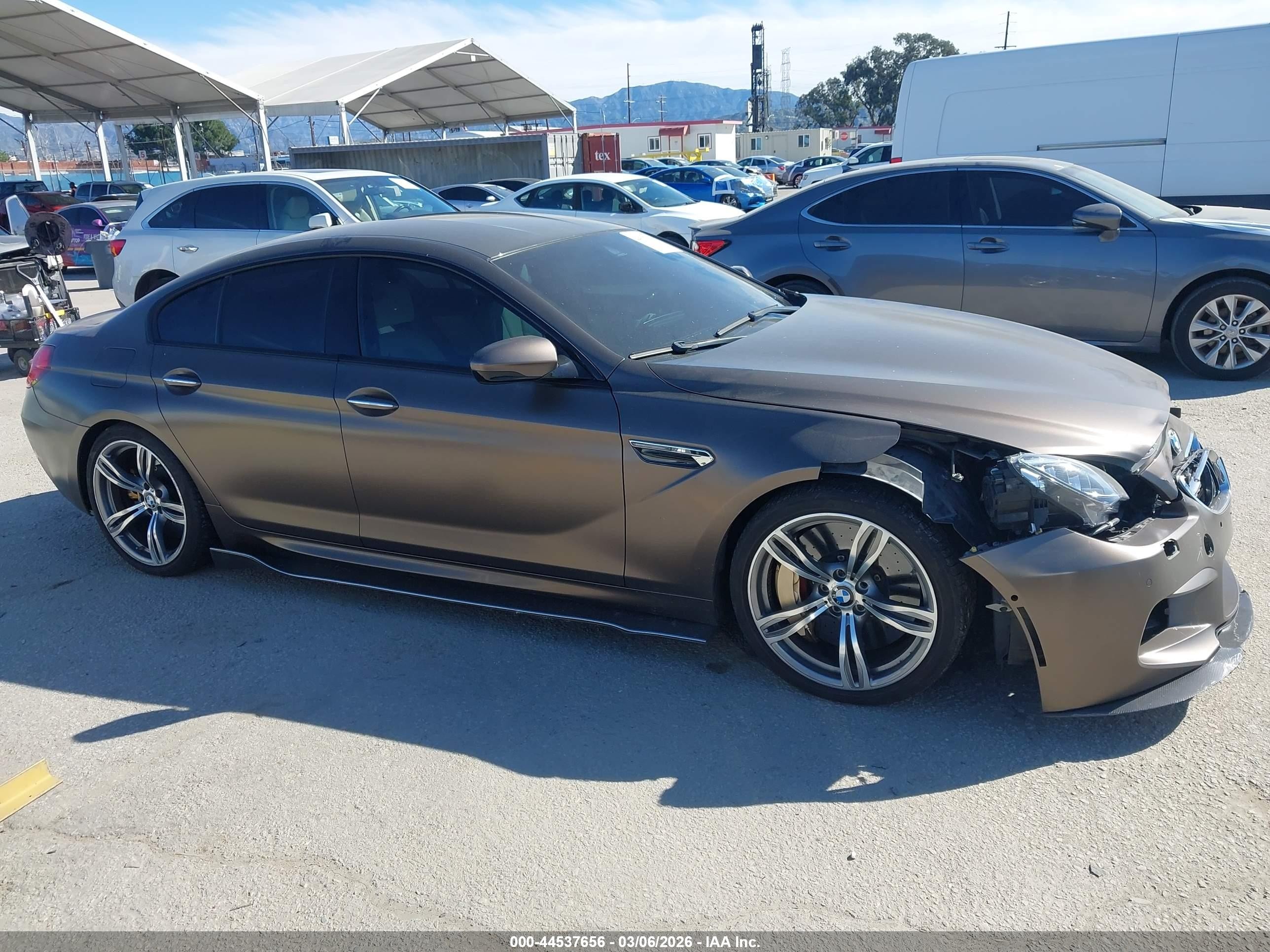 2014 Bmw M6 Gran Coupe   Brown vin: WBS6C9C51ED467305