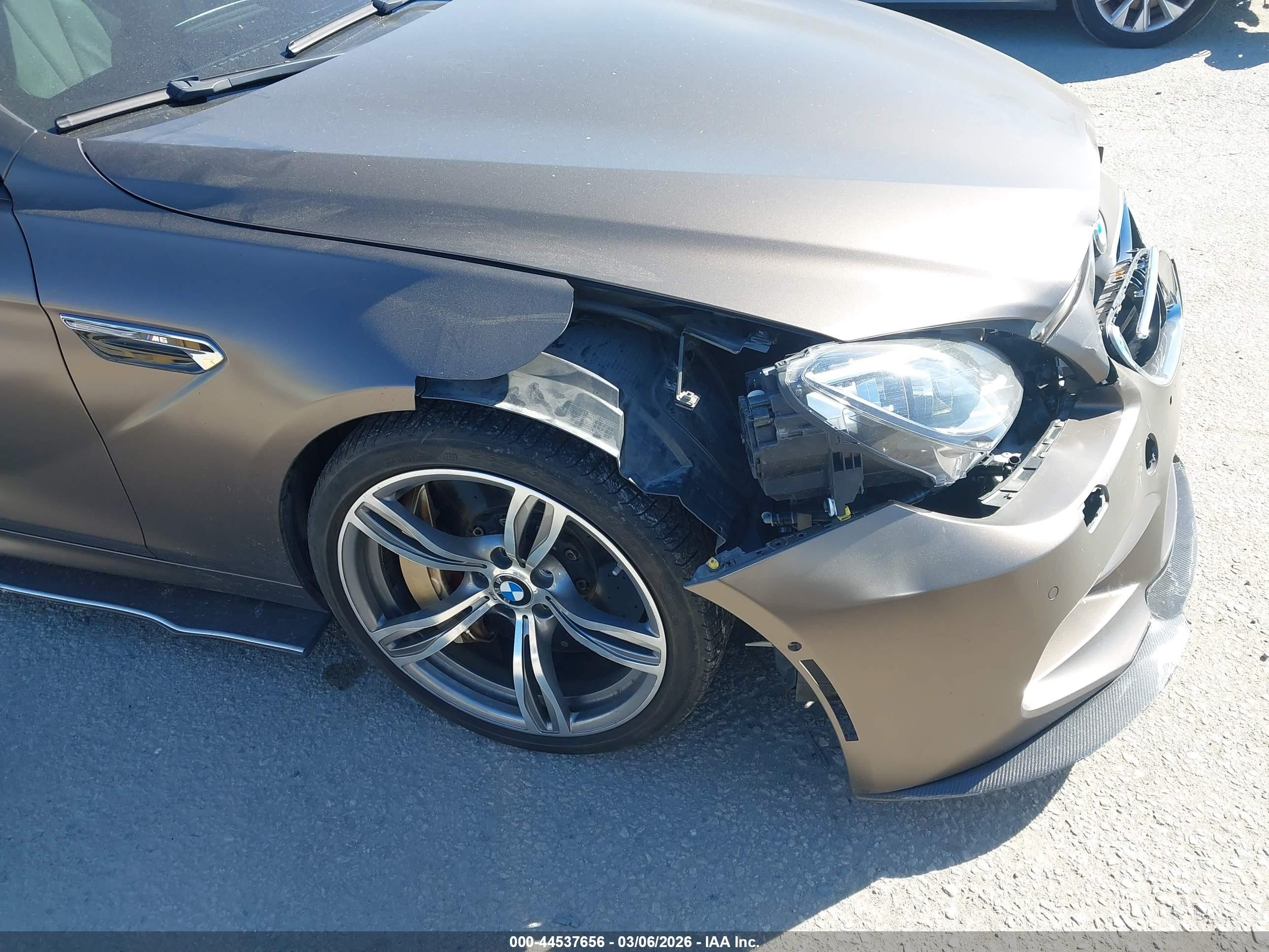 2014 Bmw M6 Gran Coupe   Brown vin: WBS6C9C51ED467305