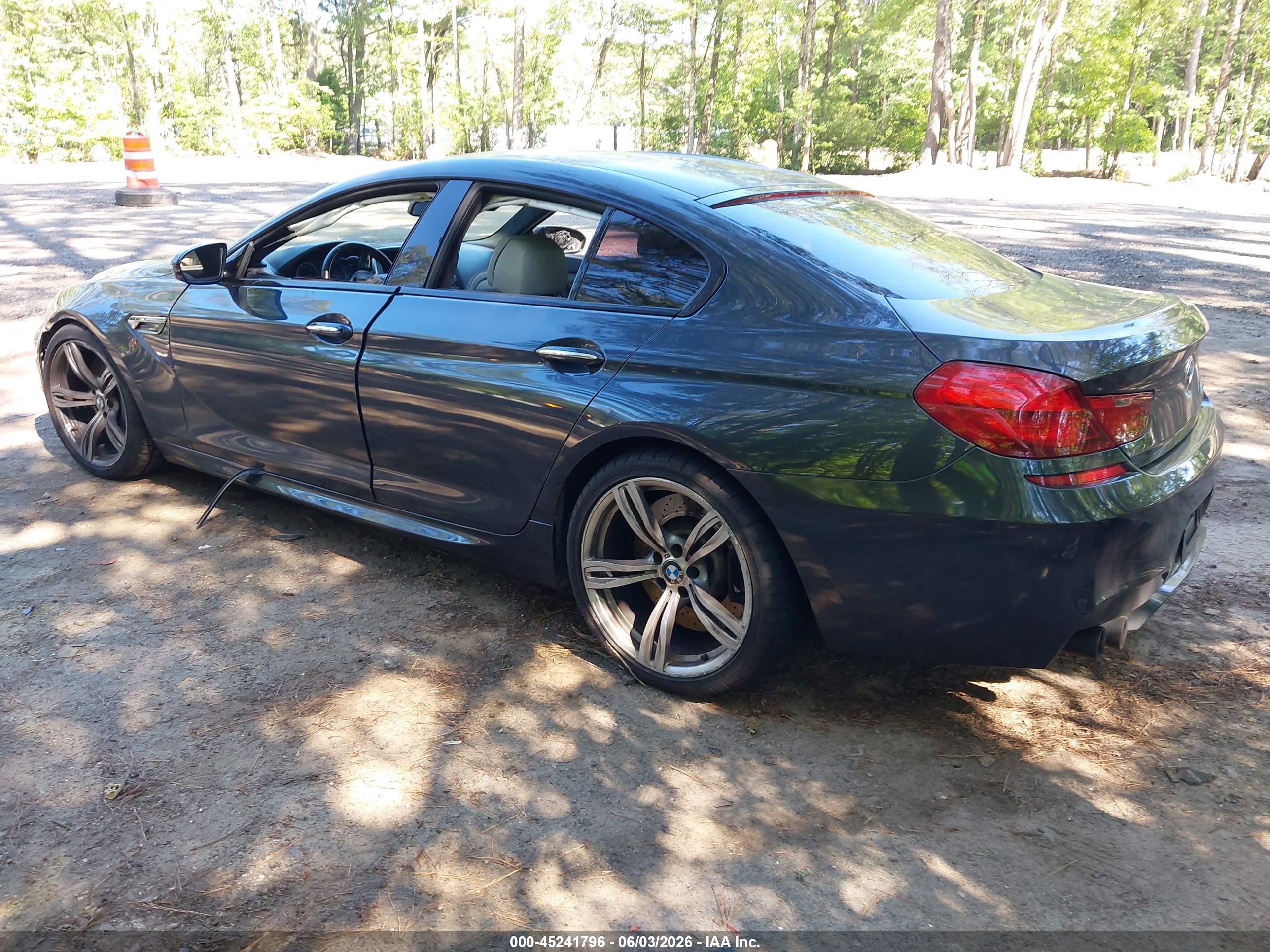 2014 Bmw M6 Gran Coupe   Черный vin: WBS6C9C52ED466972