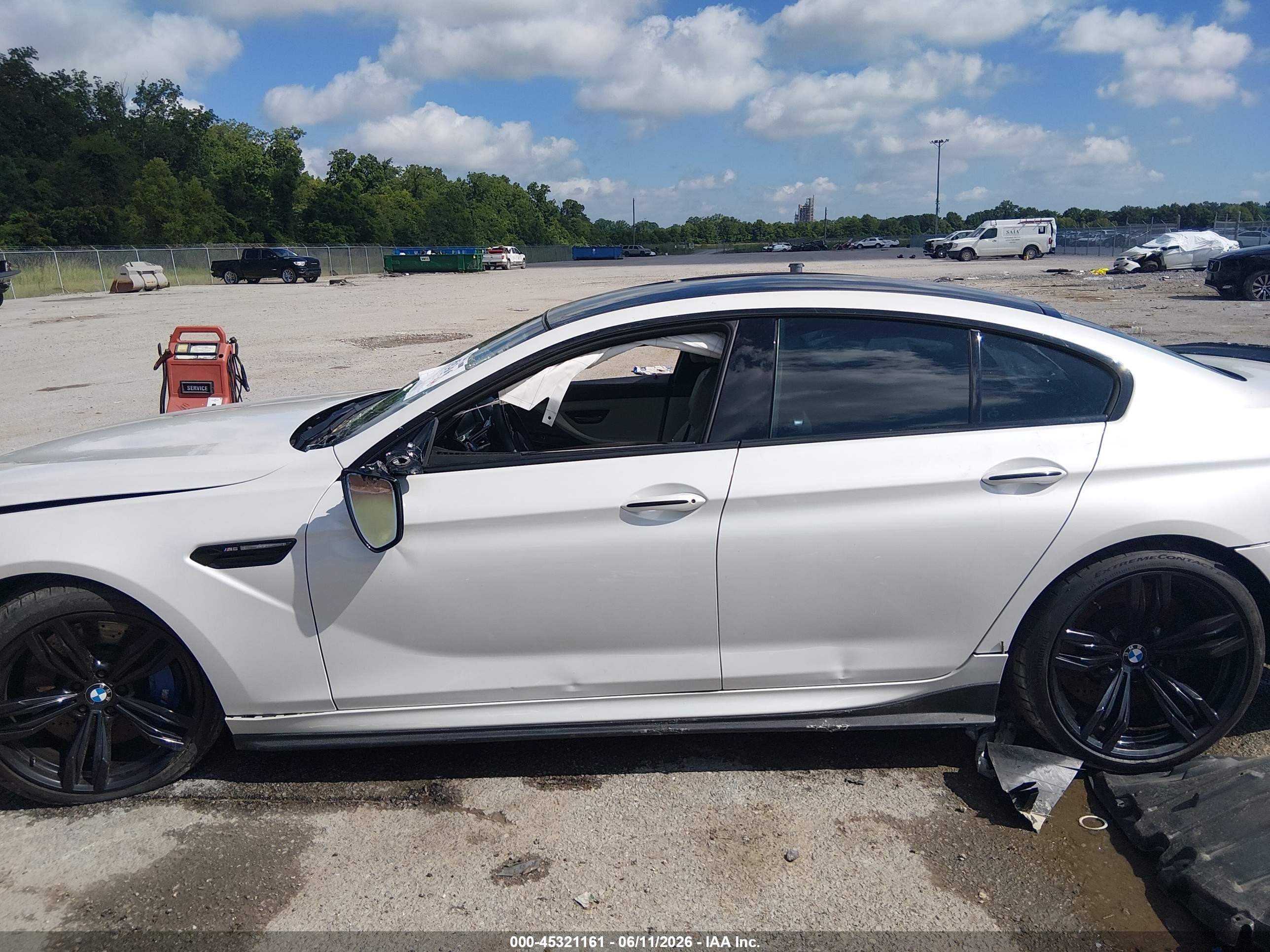 2014 Bmw M6 Gran Coupe   White vin: WBS6C9C53EDV73710