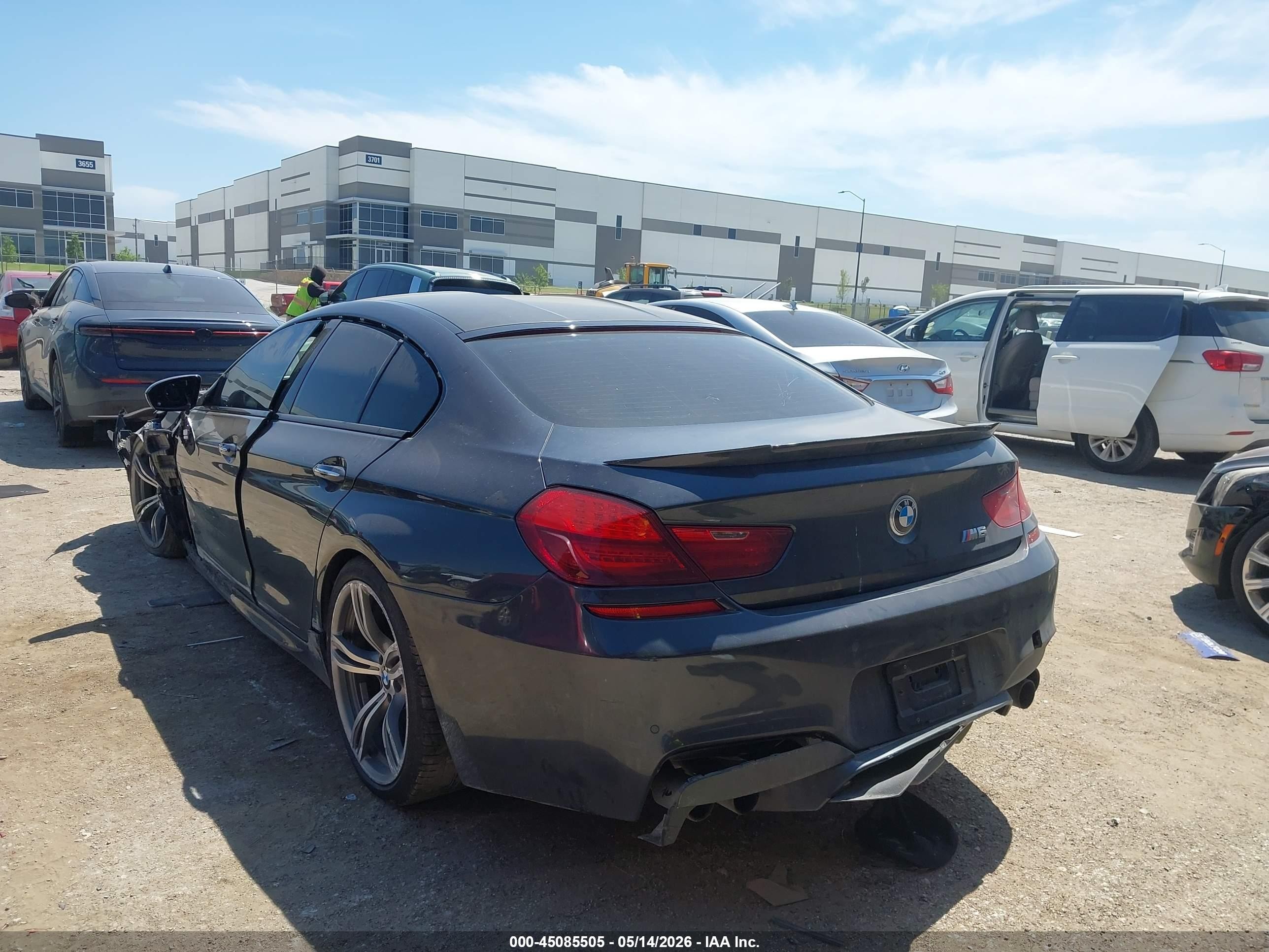 2014 Bmw M6 Gran Coupe   Gray vin: WBS6C9C55EDV73613