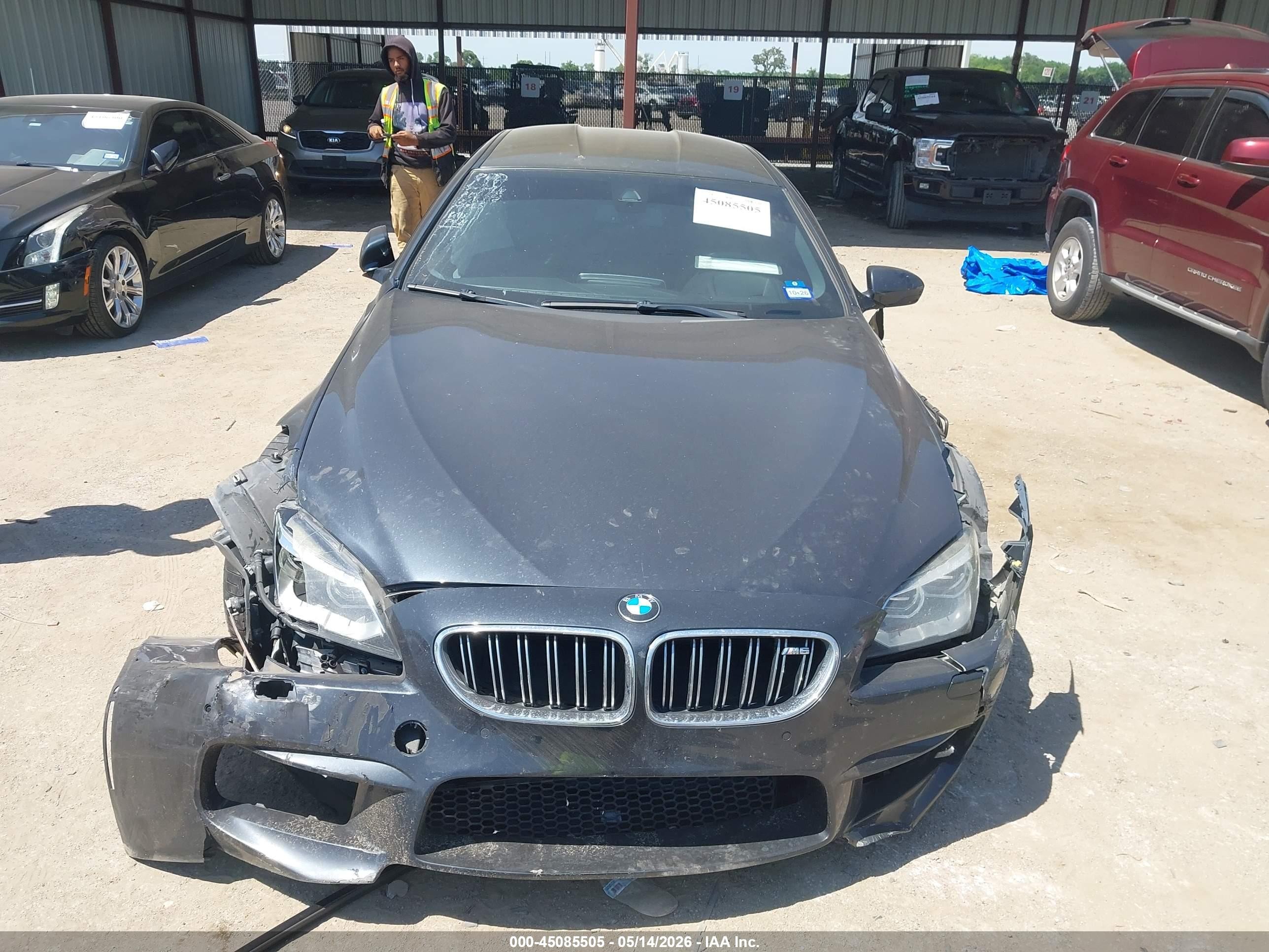 2014 Bmw M6 Gran Coupe   Gray vin: WBS6C9C55EDV73613