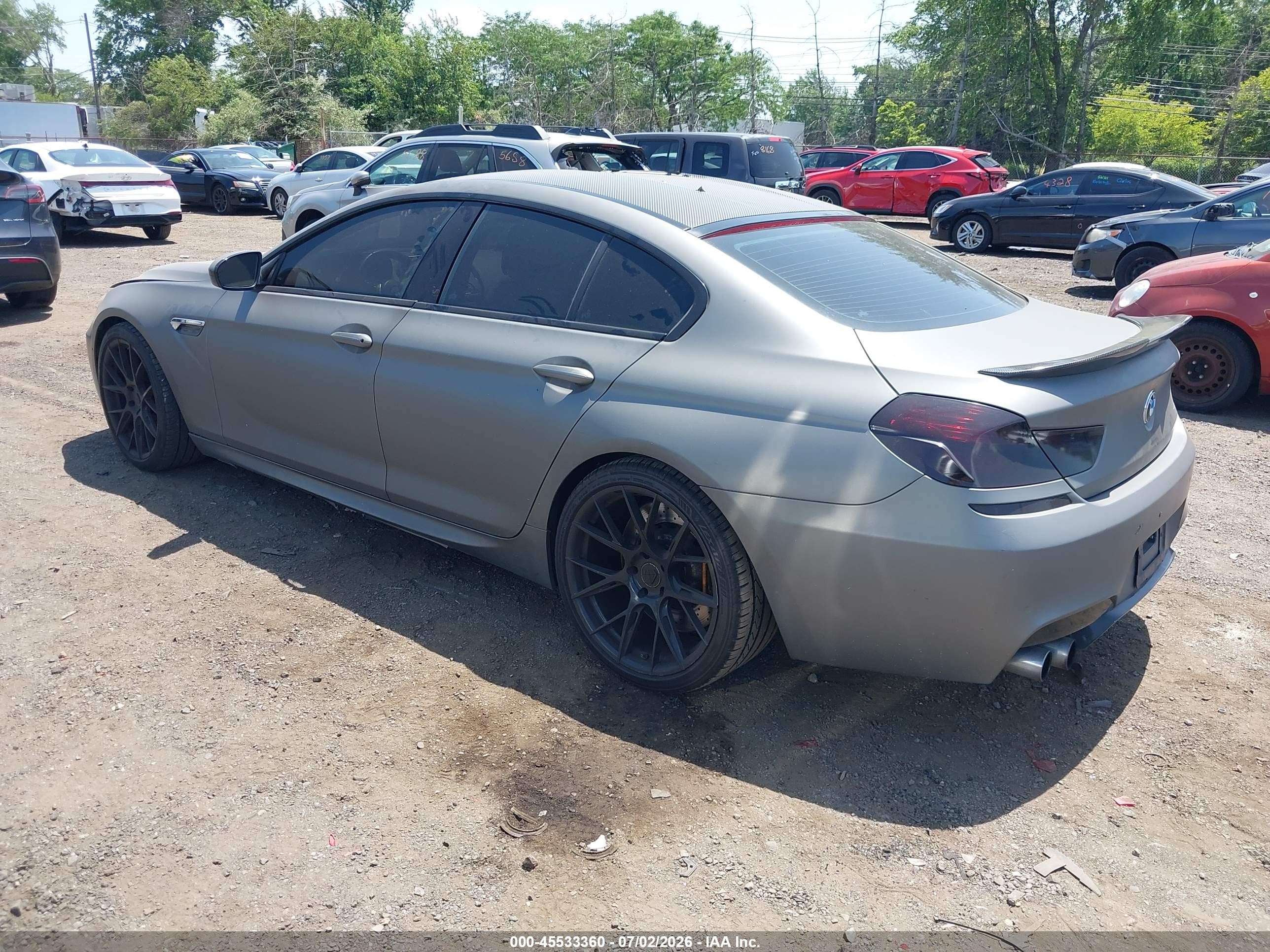 2014 Bmw M6 Gran Coupe   Gray vin: WBS6C9C56EDV73877
